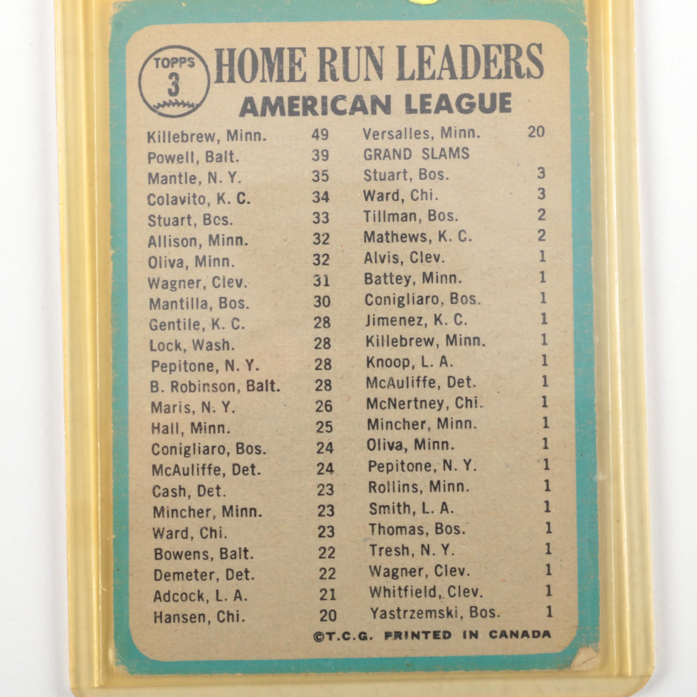 Assortment of '60s and '70s Baseball Cards