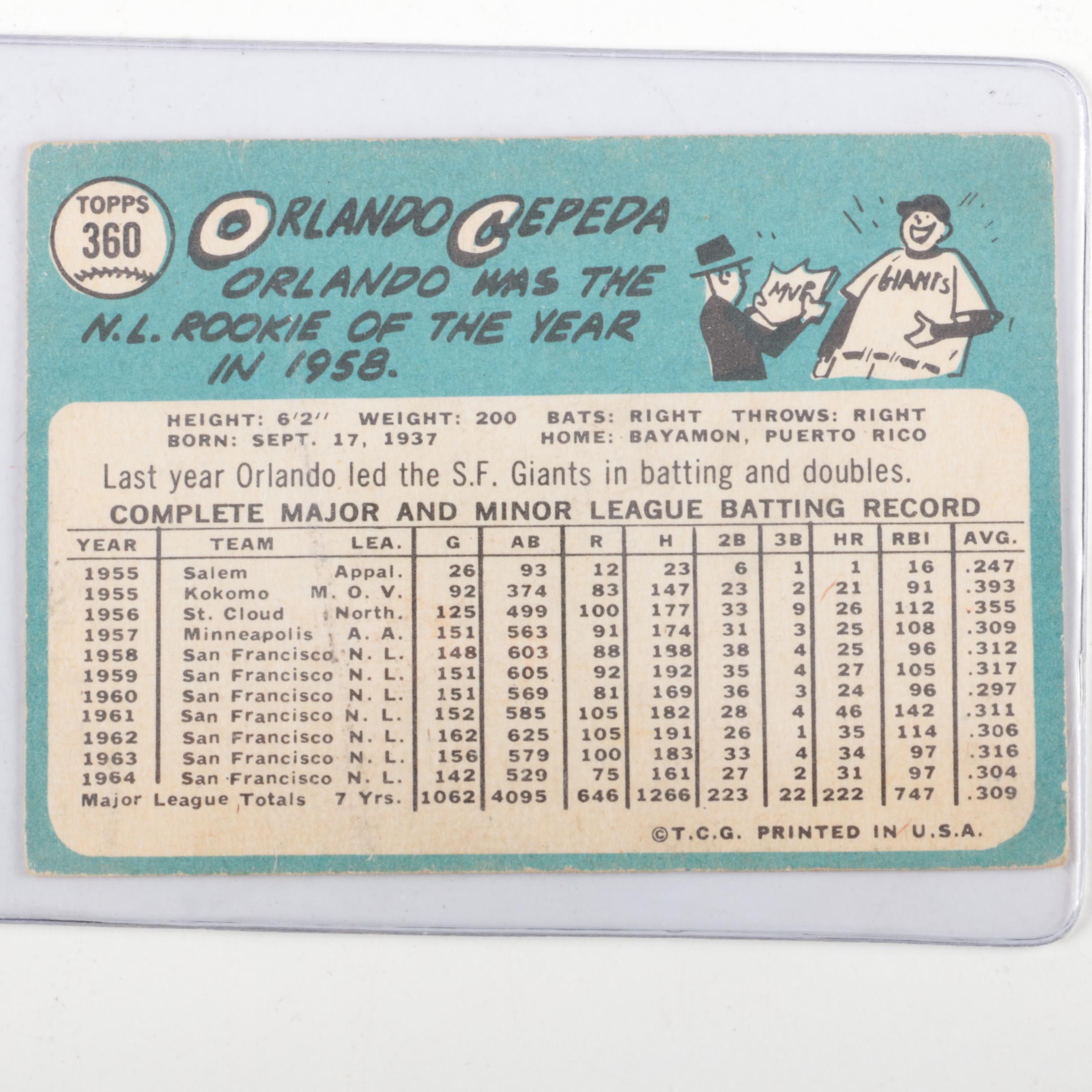 Assortment of '60s and '70s Baseball Cards