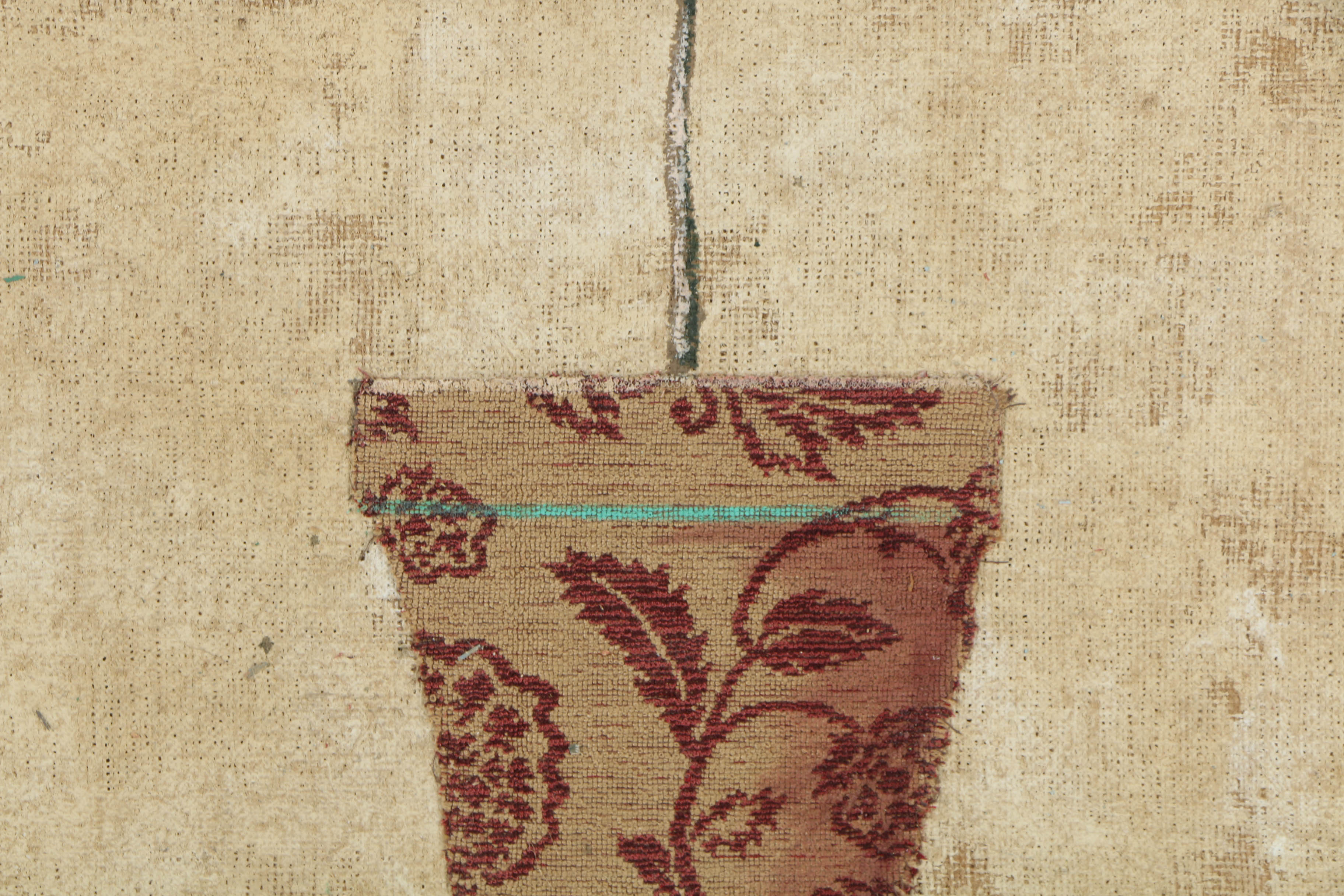 Jacques Lamy Fresco Painting on Burlap