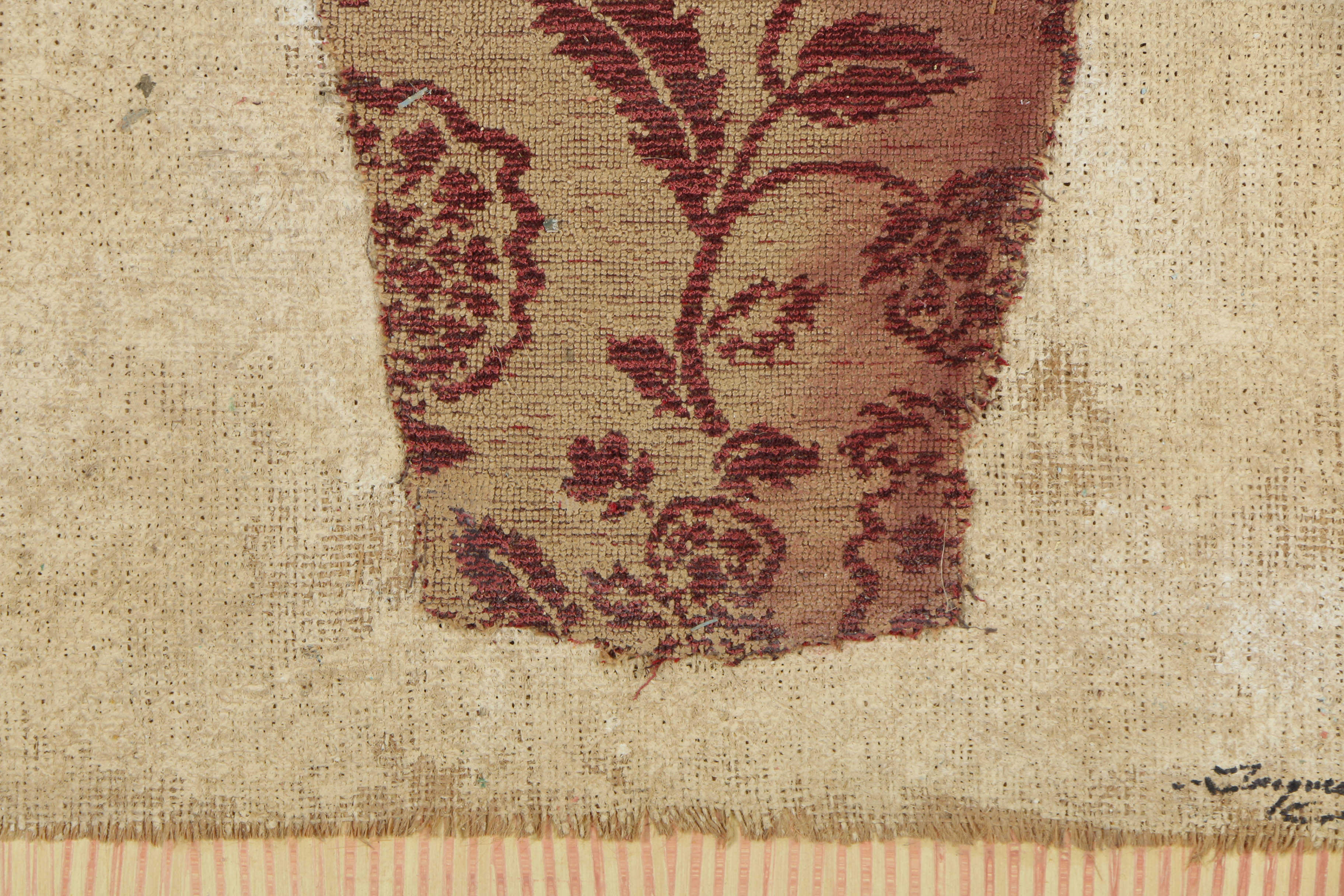 Jacques Lamy Fresco Painting on Burlap