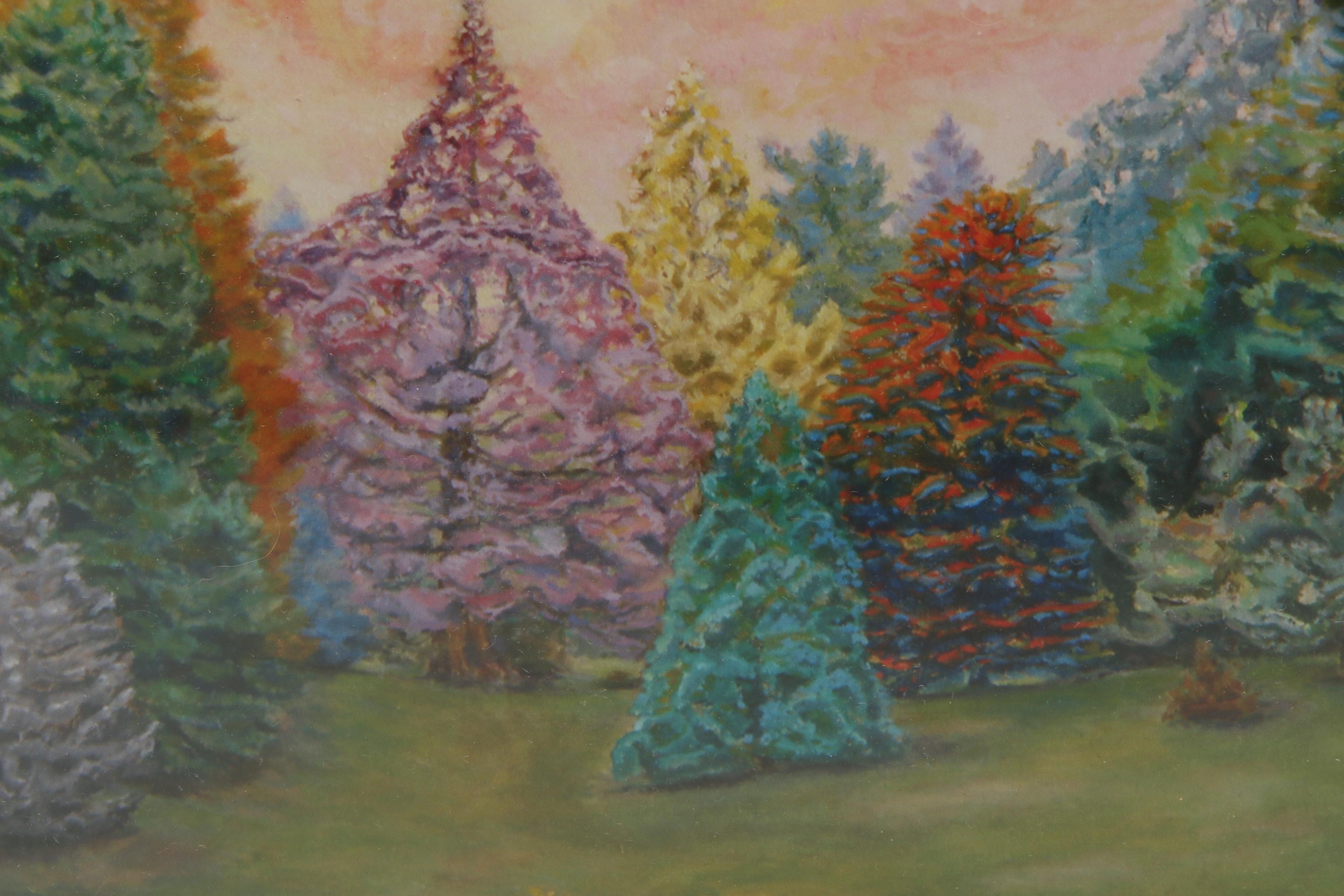 David E. Mynott II Signed Artist Proof Reproduction Print on Paper