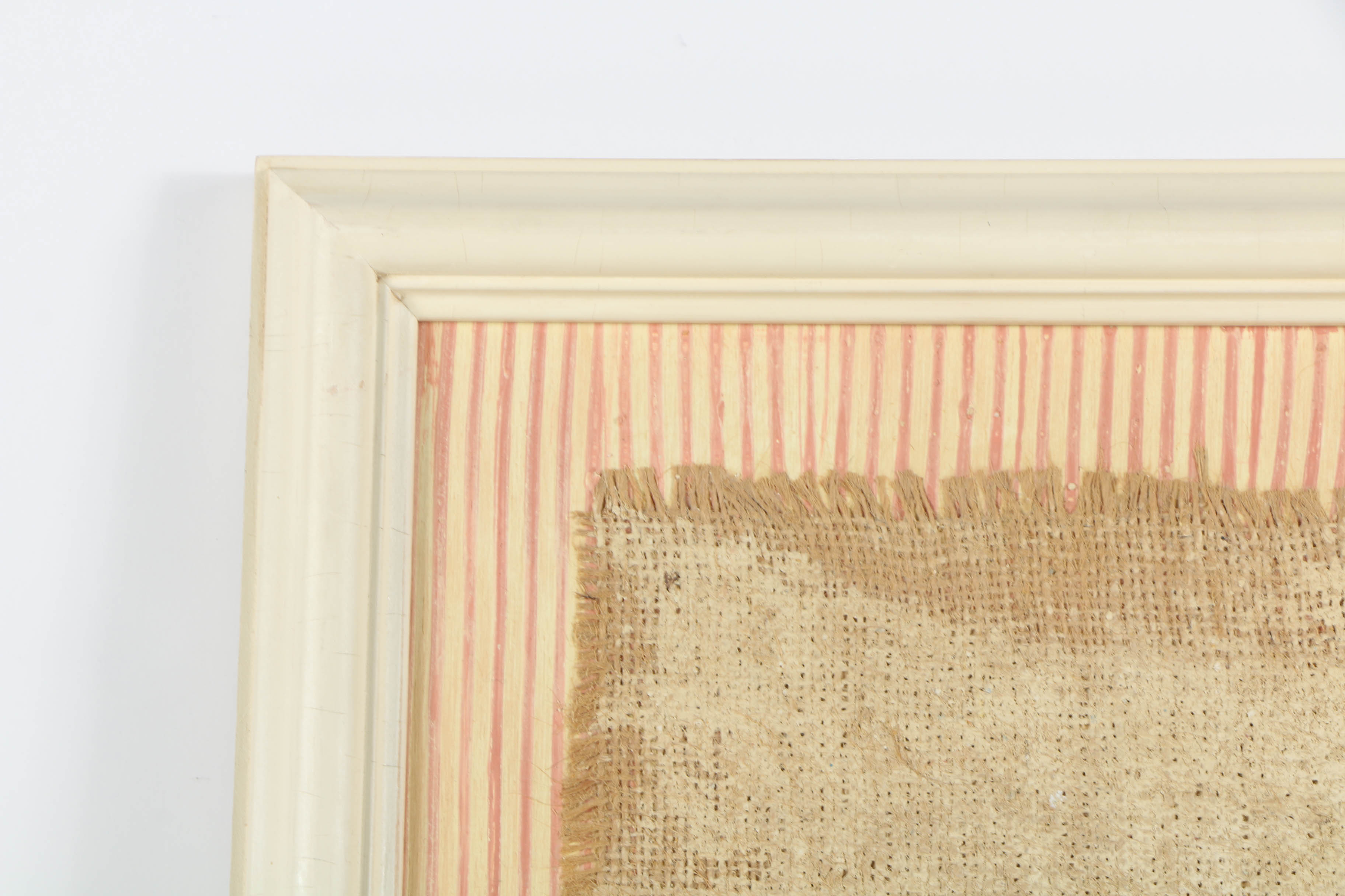 Jacques Lamy Fresco Painting on Burlap