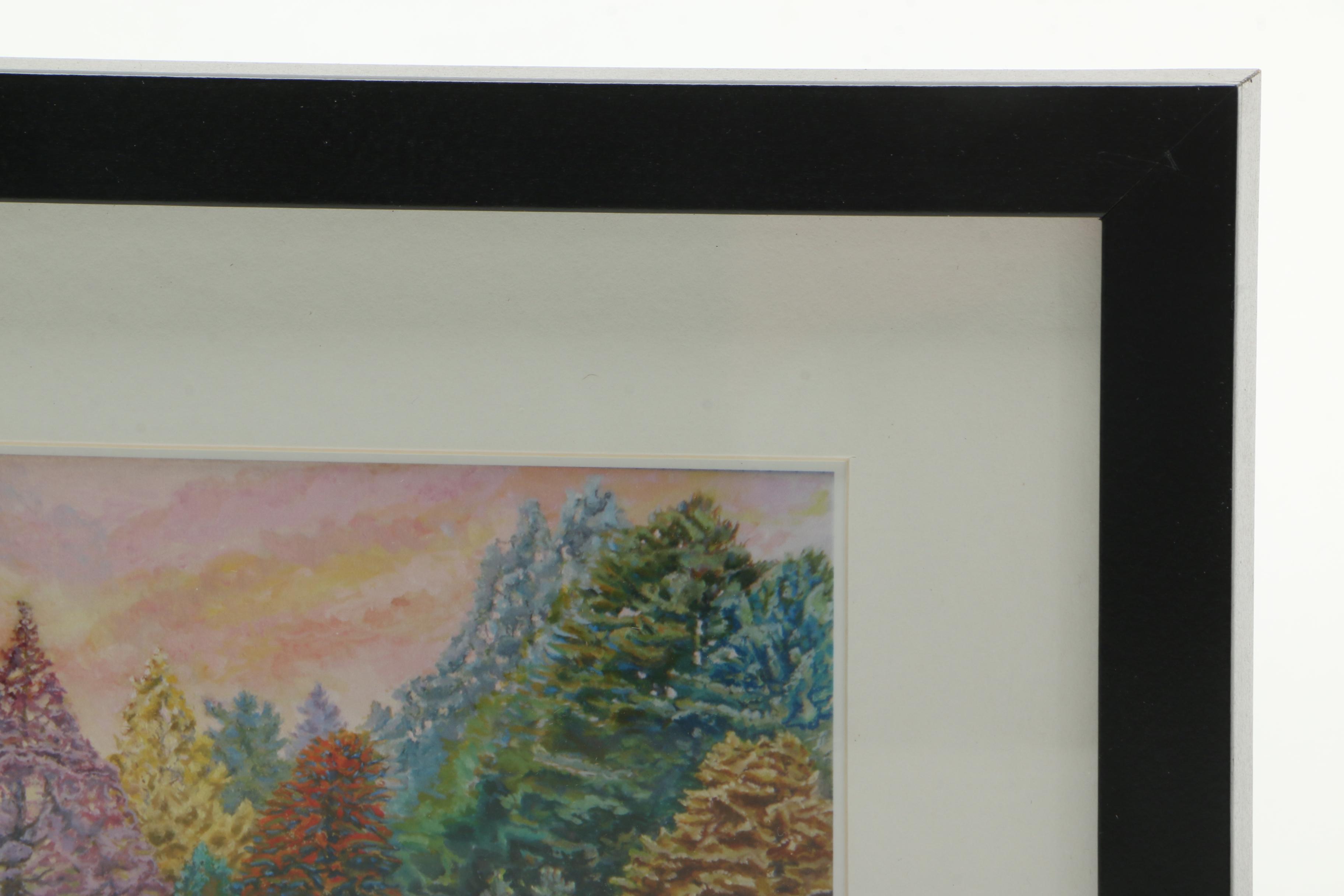 David E. Mynott II Signed Artist Proof Reproduction Print on Paper