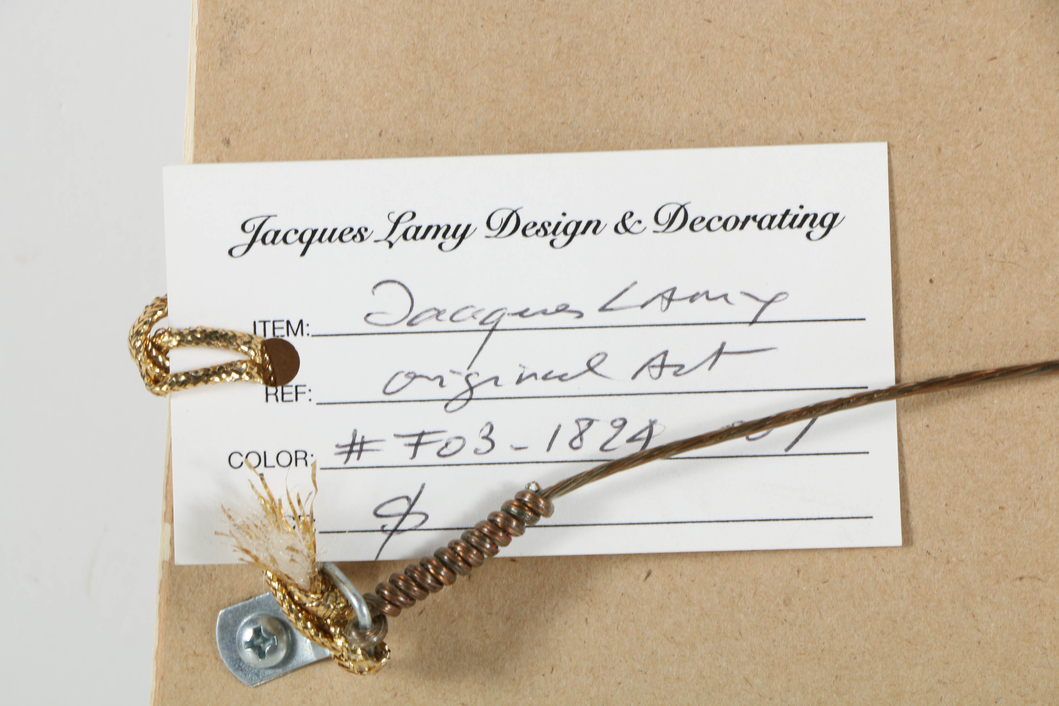 Jacques Lamy Mixed Media Composition on Board of a Still-Life of Roses