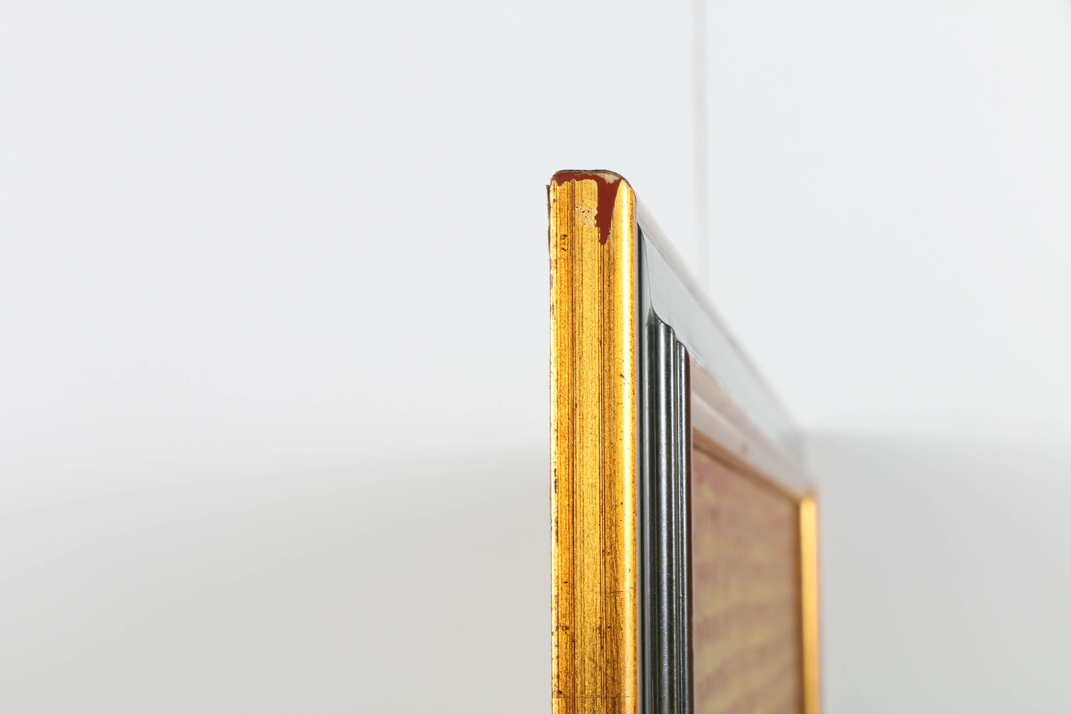 Jacques Lemy Mixed Media Painting on Board of Bamboo