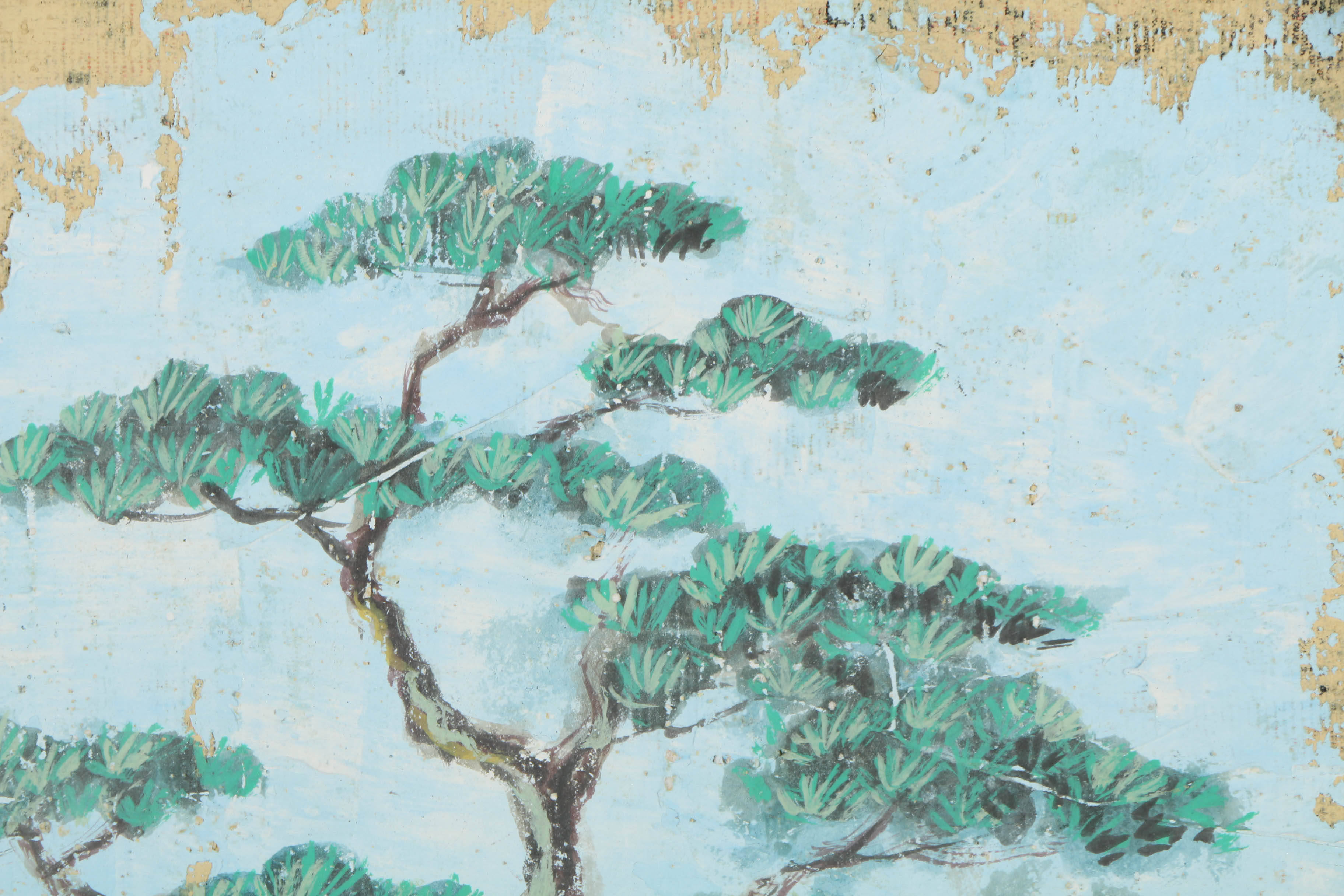 Jacques Lamy Mixed Media Composition on Board of a Bonsai Tree