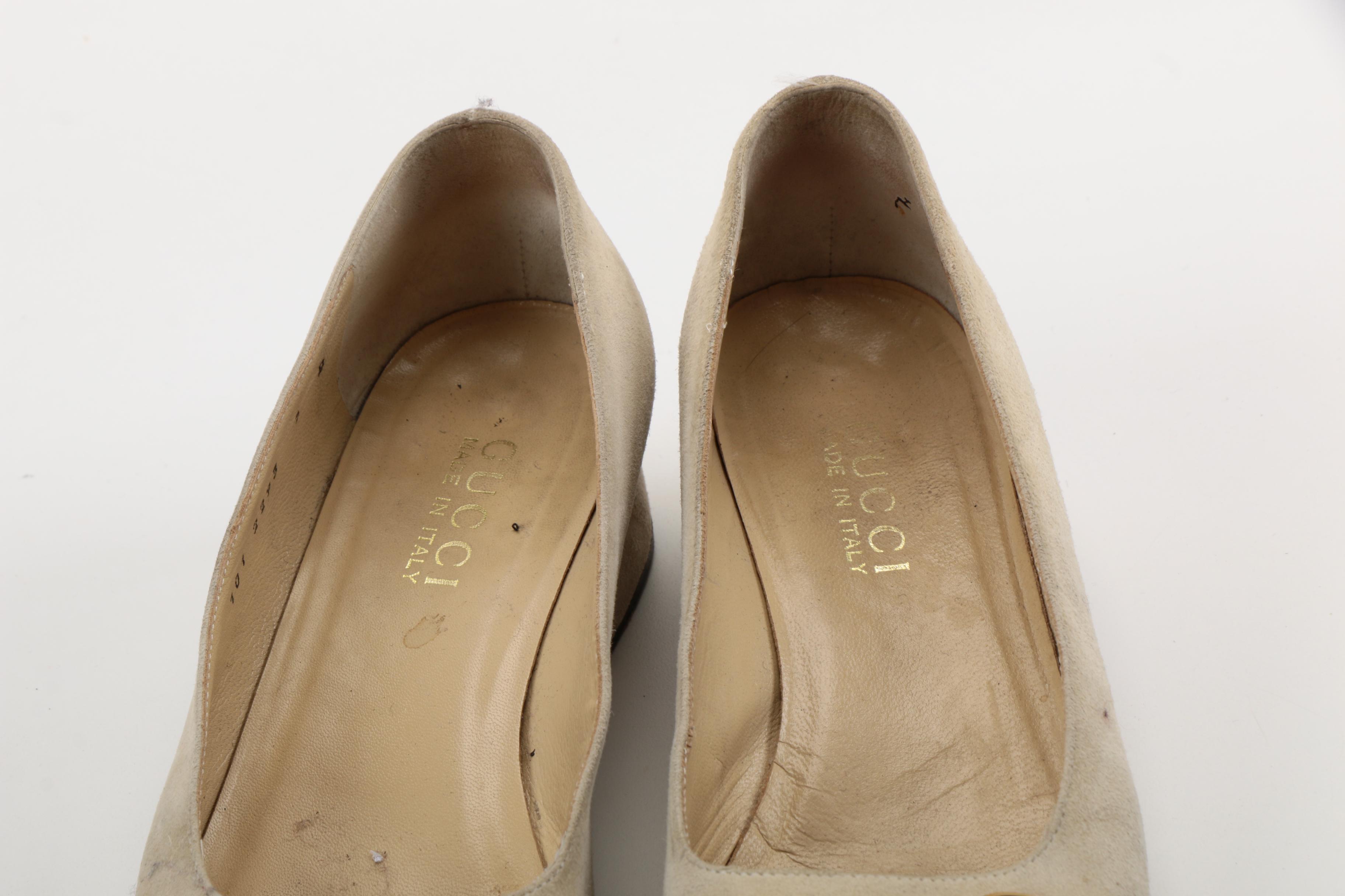 Women's Gucci Suede Dress Pumps