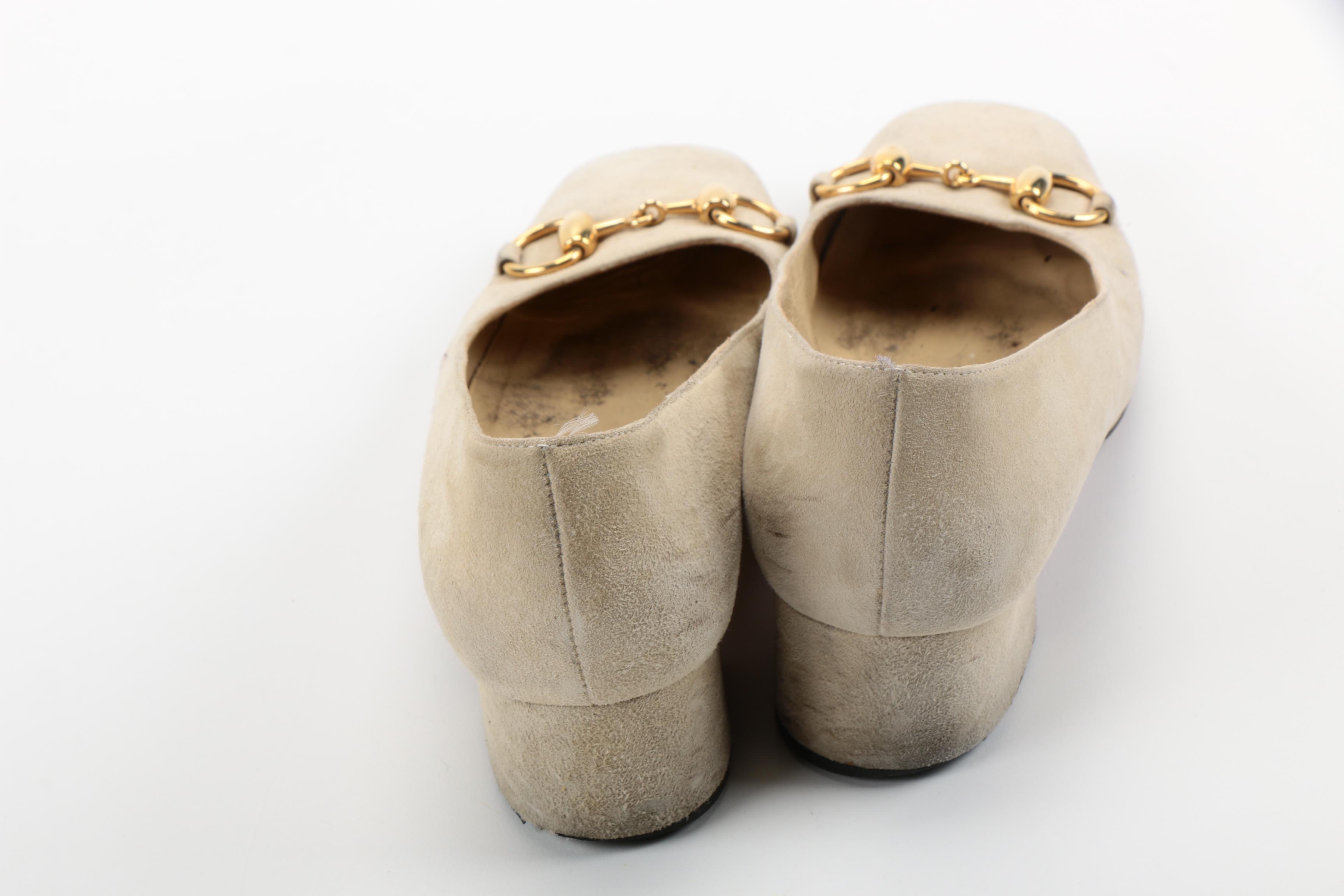 Women's Gucci Suede Dress Pumps