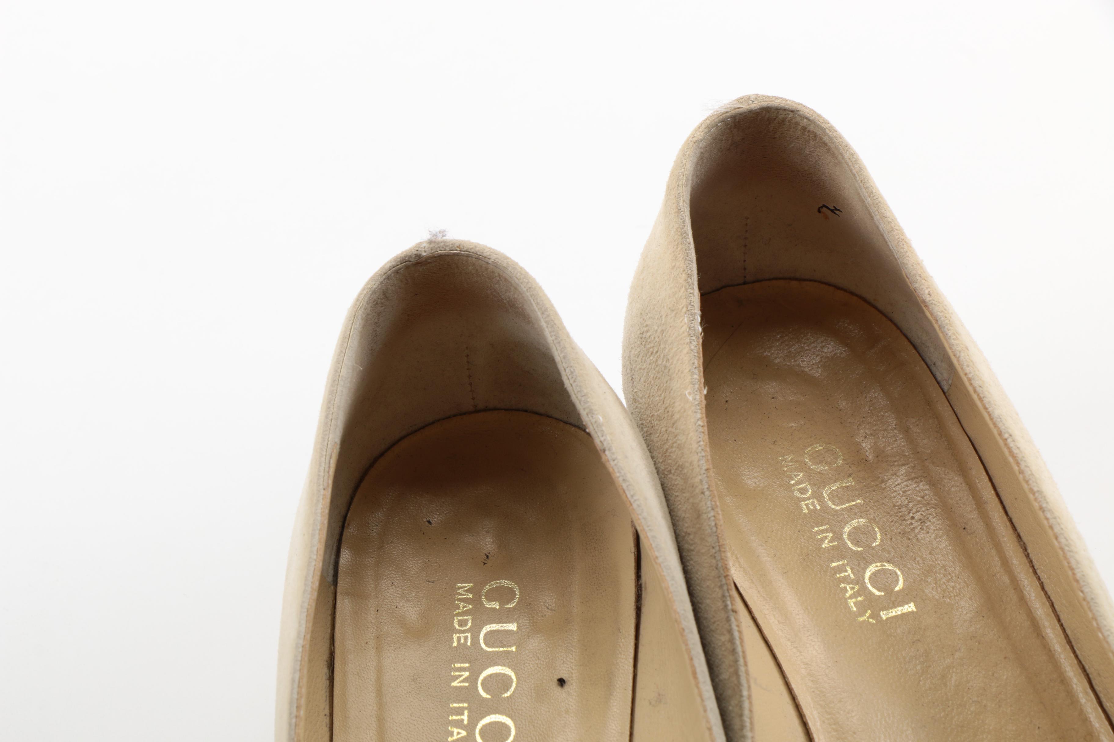 Women's Gucci Suede Dress Pumps