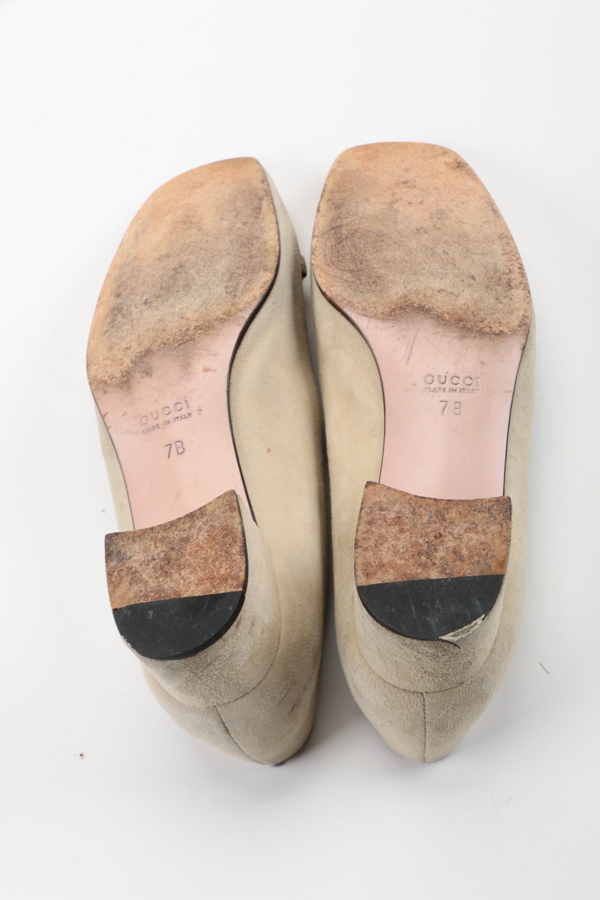 Women's Gucci Suede Dress Pumps