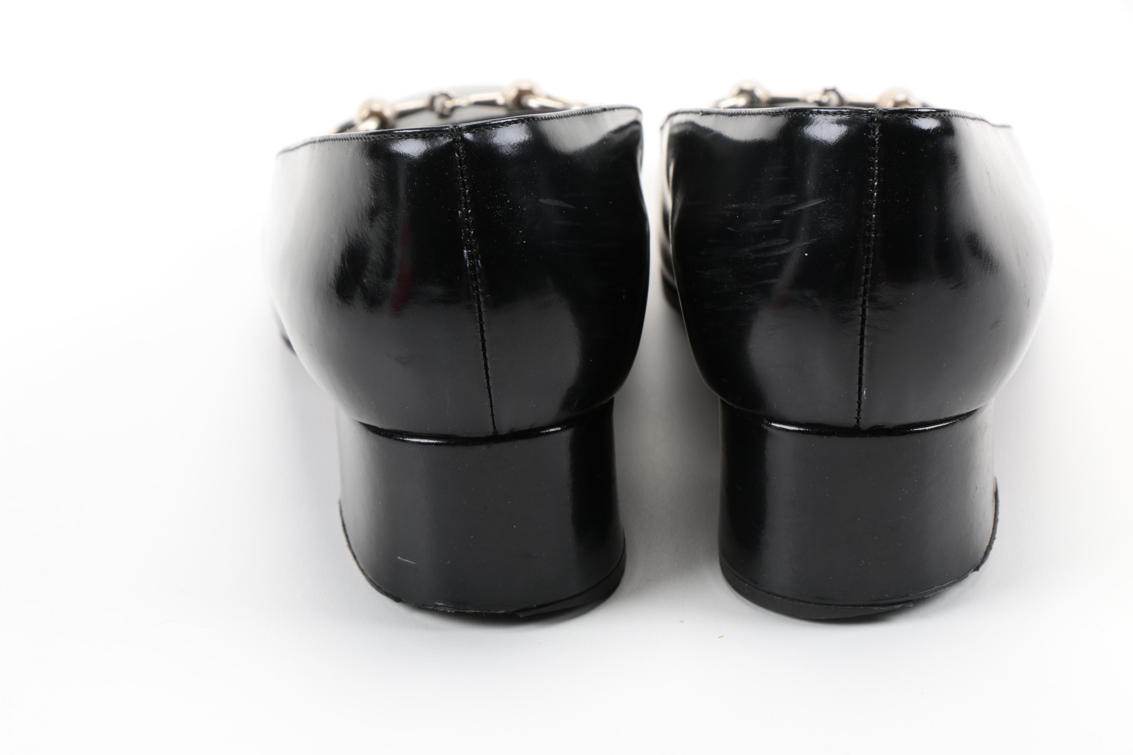 Women's Gucci Horsebit Black Pumps