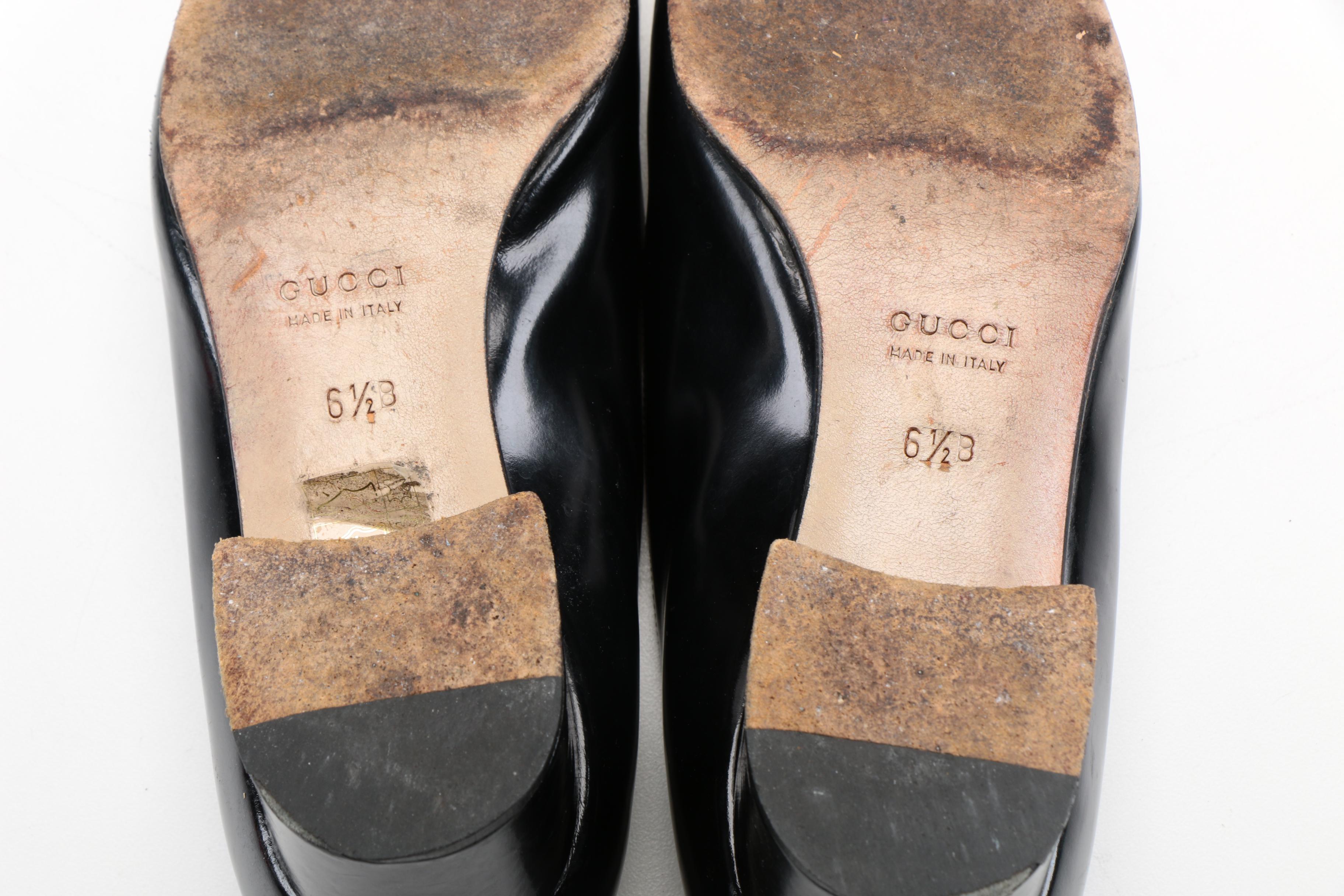 Women's Gucci Horsebit Black Pumps