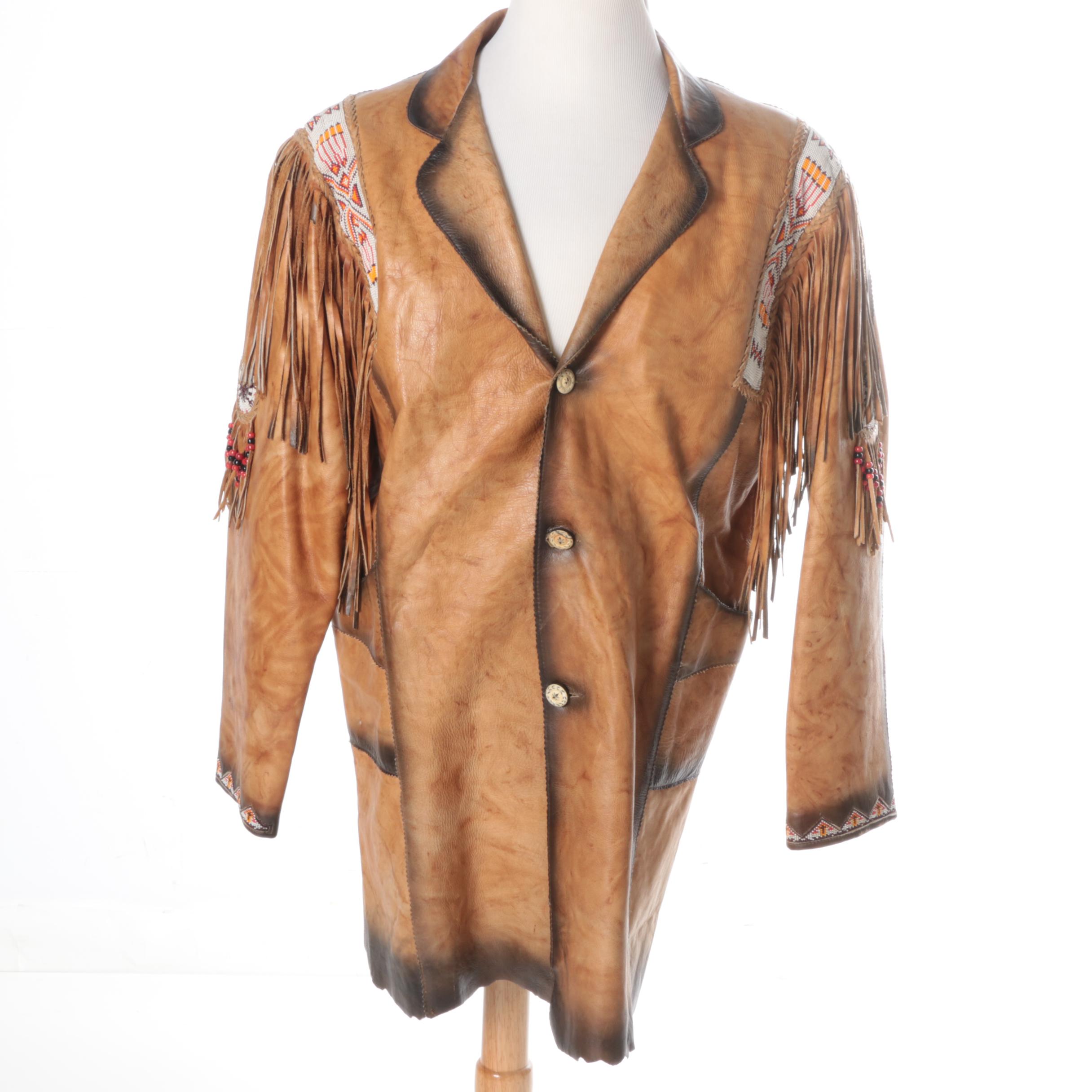 Men's Kobler Western Style Leather Jacket