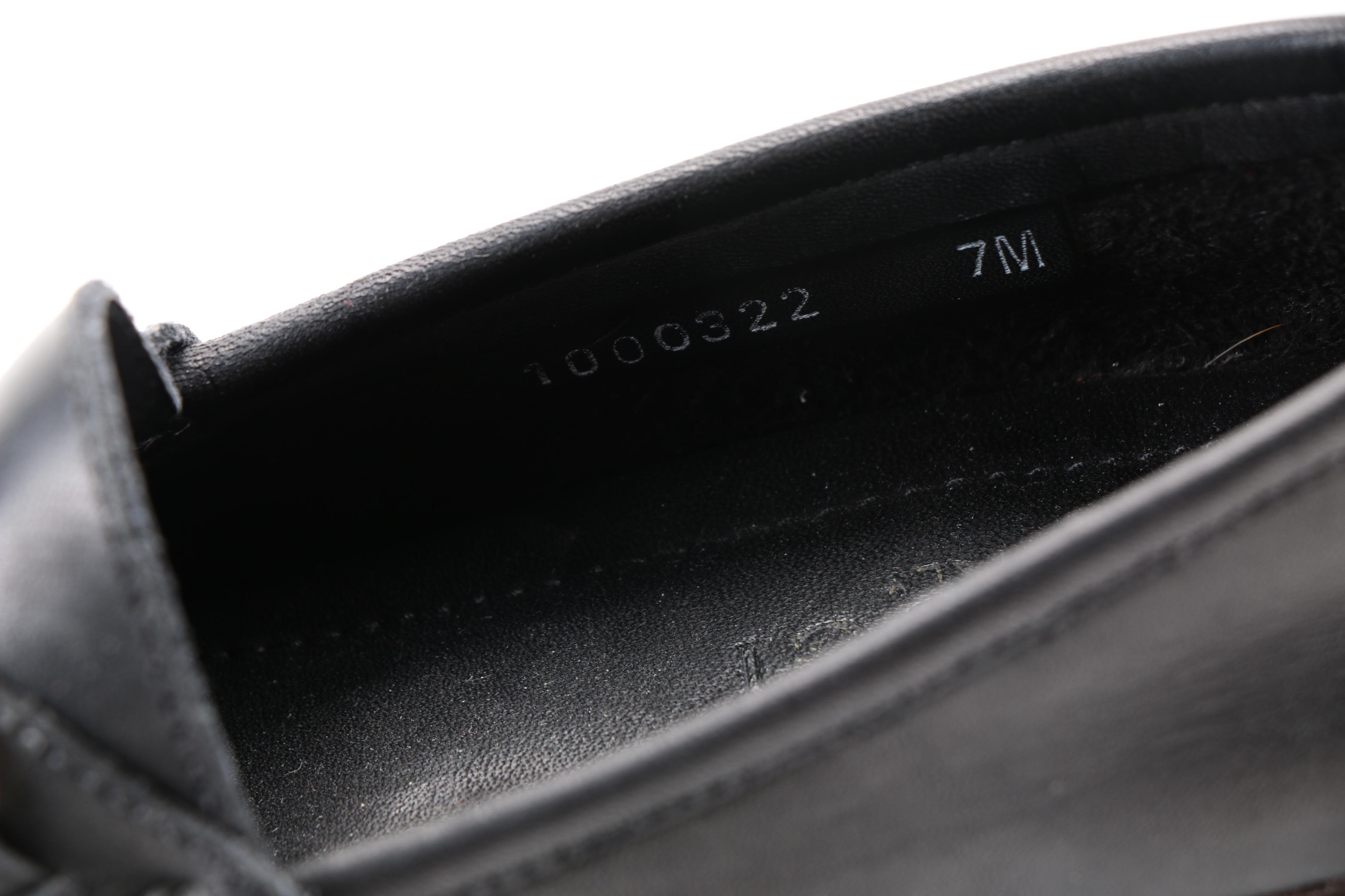 Women's Gucci Black Leather Loafers