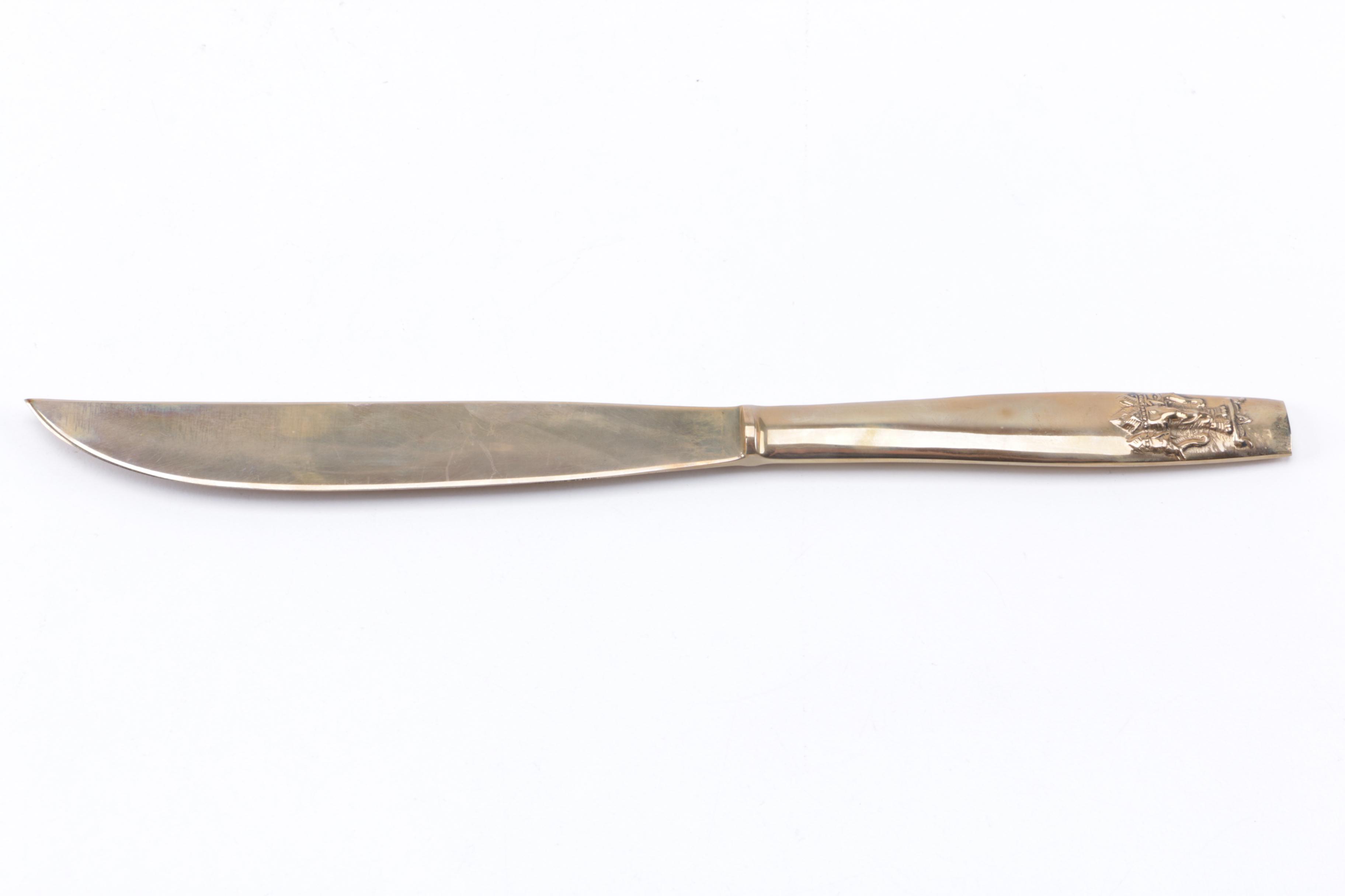 Thai Bronze Nickel Alloy Flatware for Eight