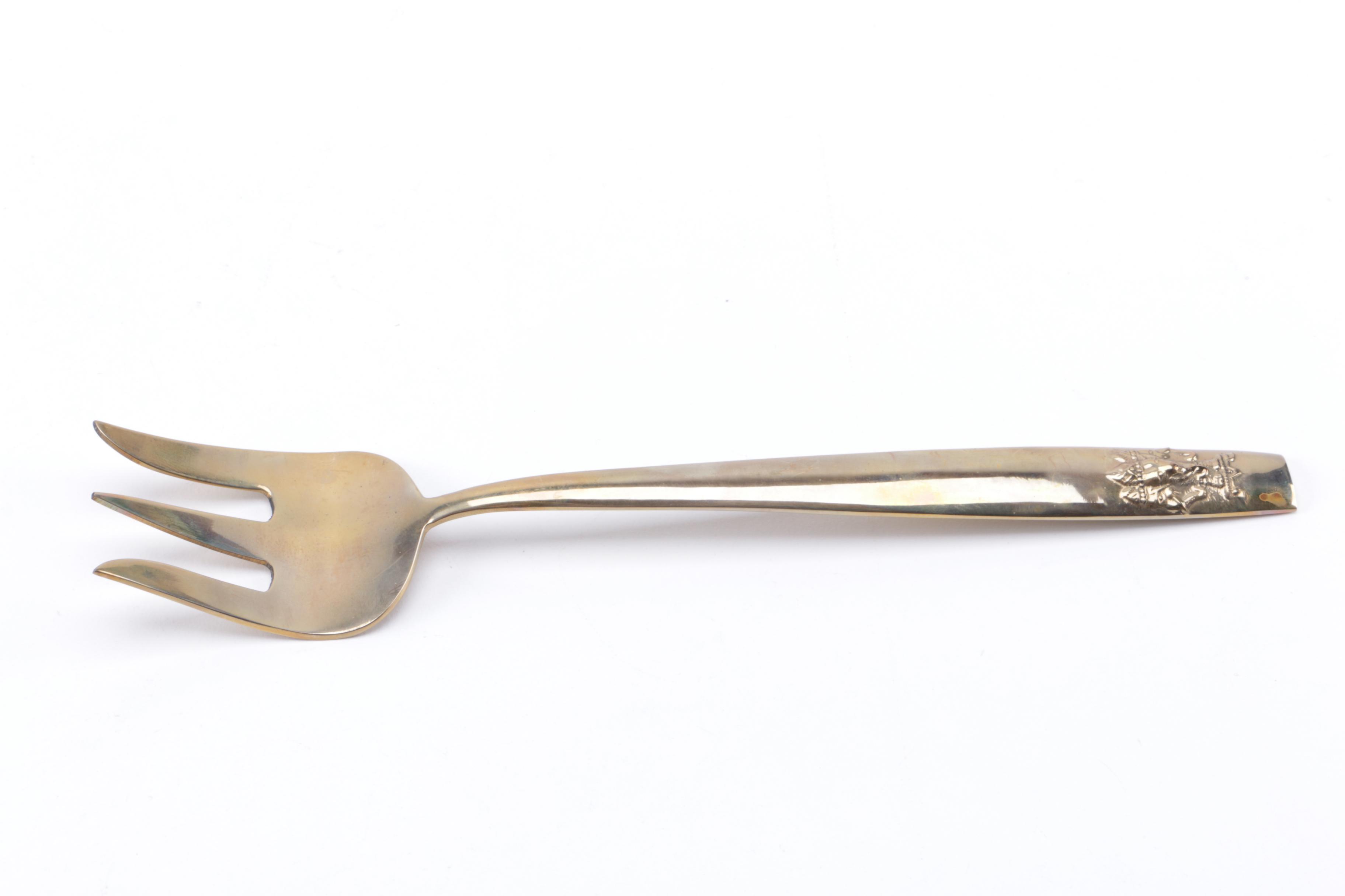 Thai Bronze Nickel Alloy Flatware for Eight
