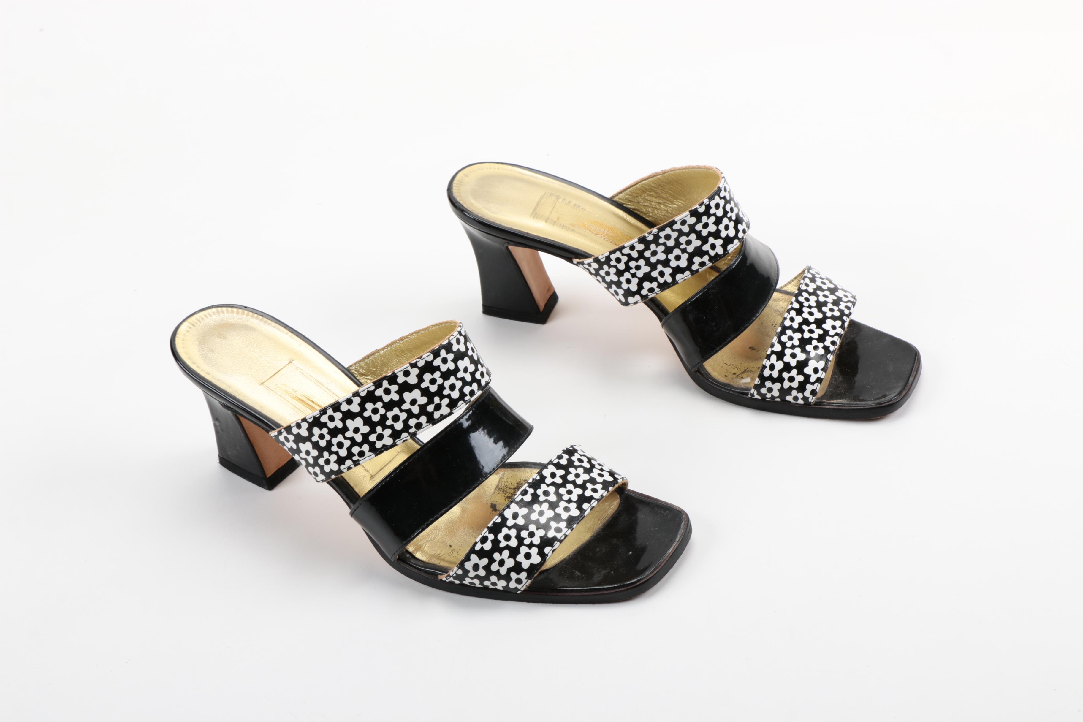 Women's Escada Patent Leather Slides