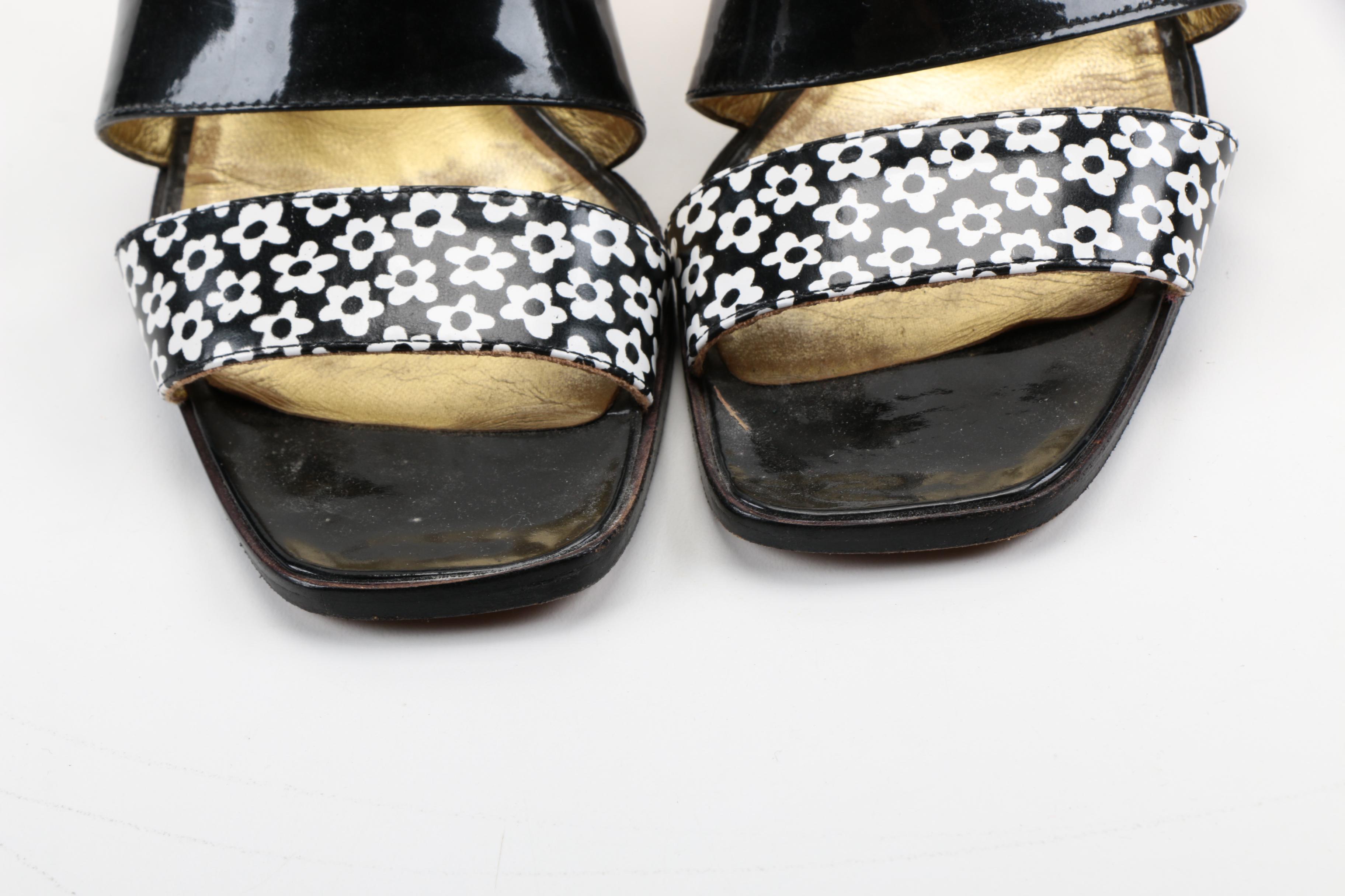 Women's Escada Patent Leather Slides