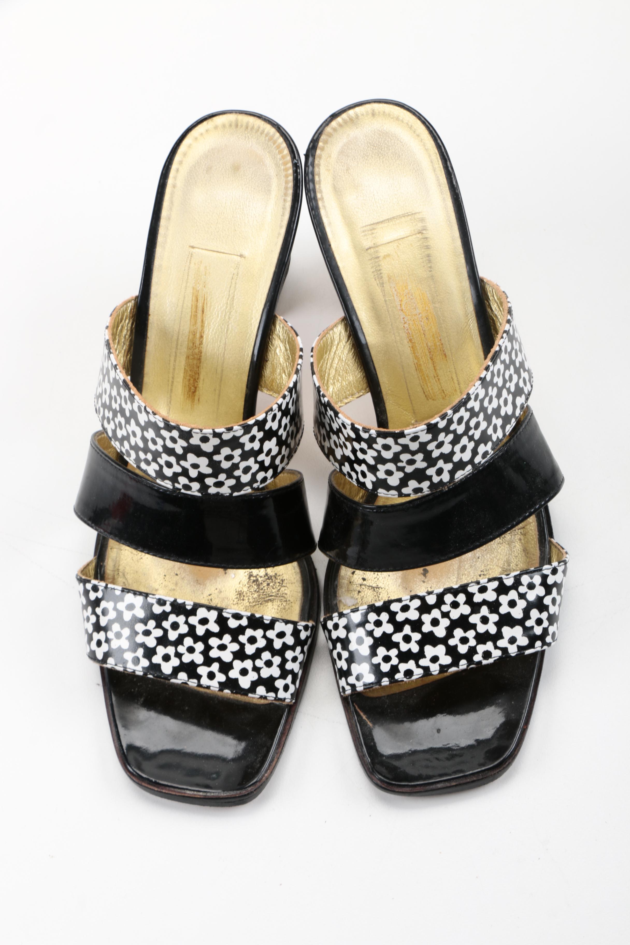 Women's Escada Patent Leather Slides