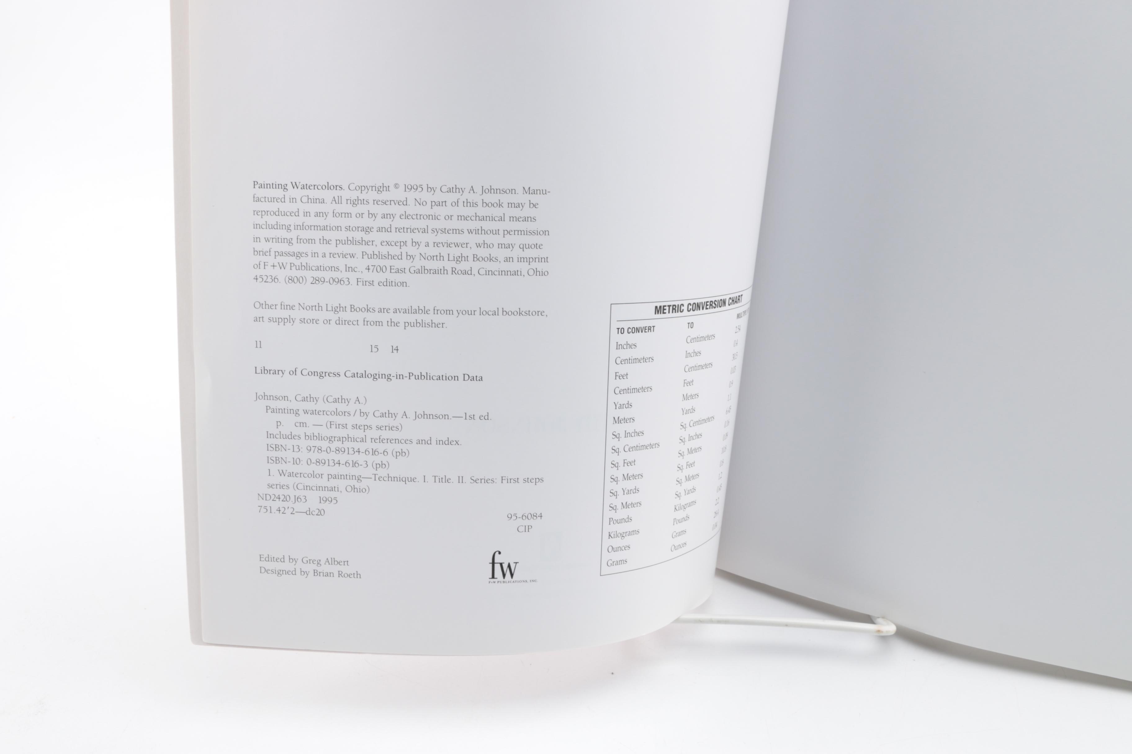 Collection of Watercolor Painting Instructional Books