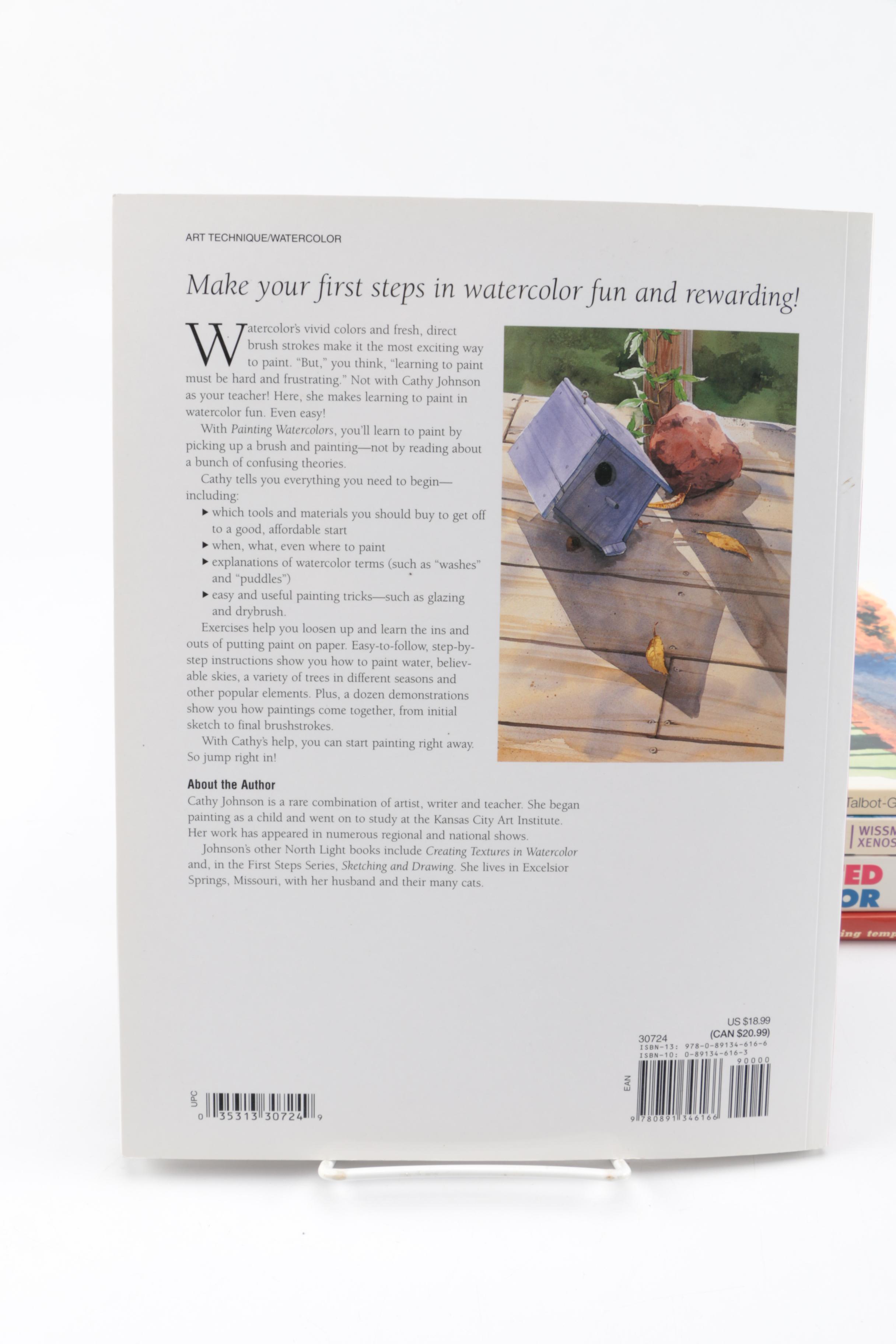 Collection of Watercolor Painting Instructional Books