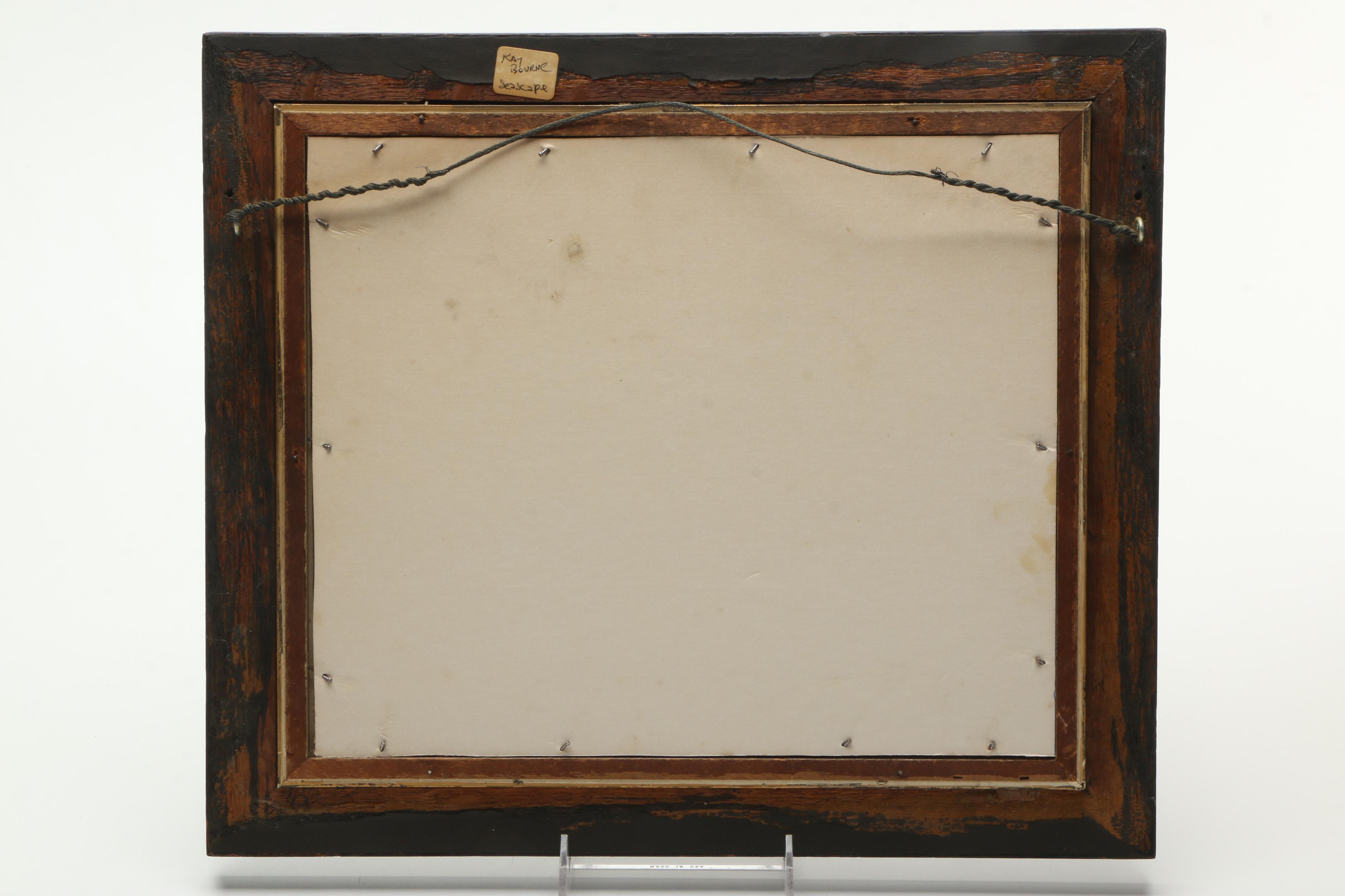 Mary Butler Oil Painting of a Waterfront Landscape