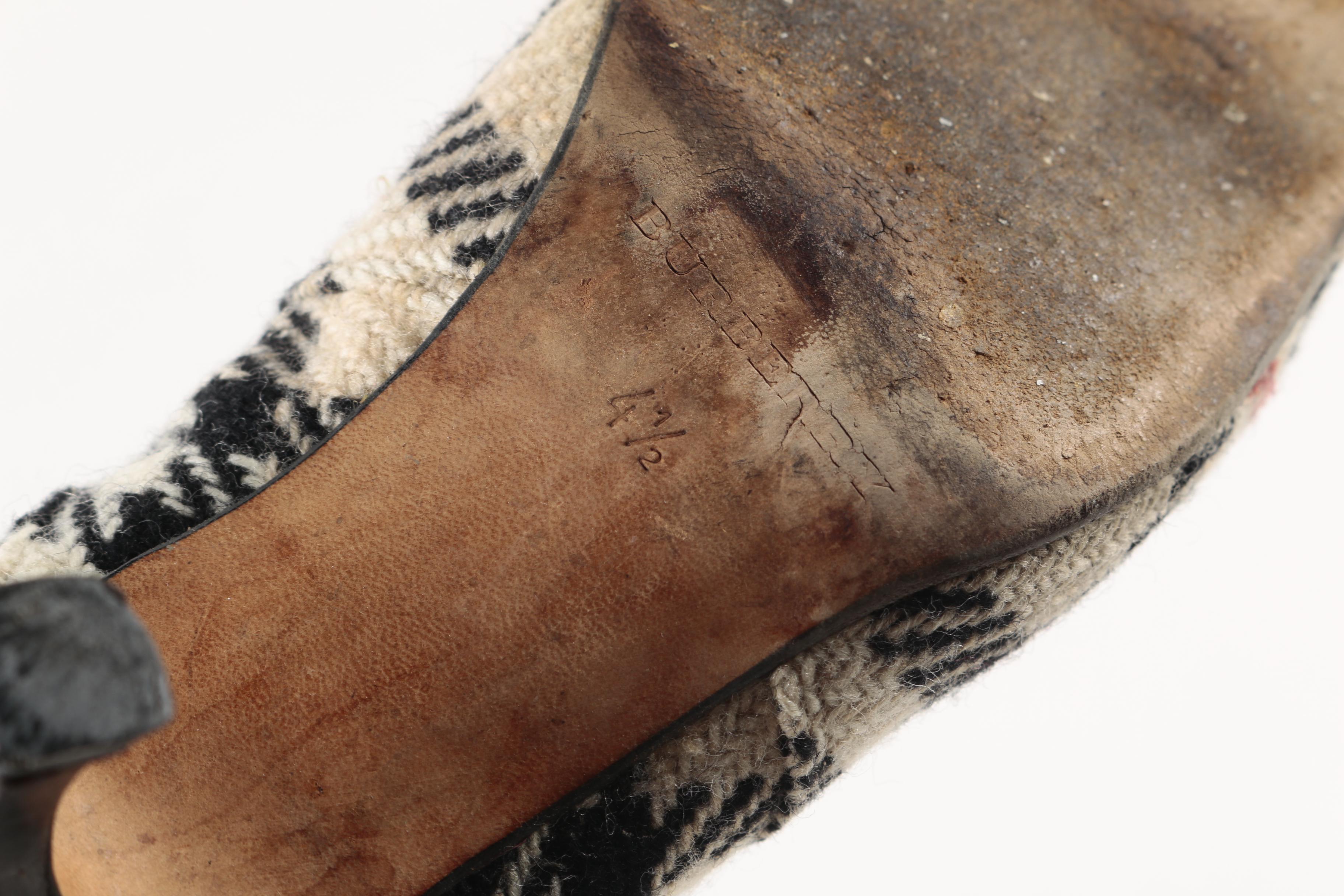 Burberry Wool and Leather Knee-High Boots