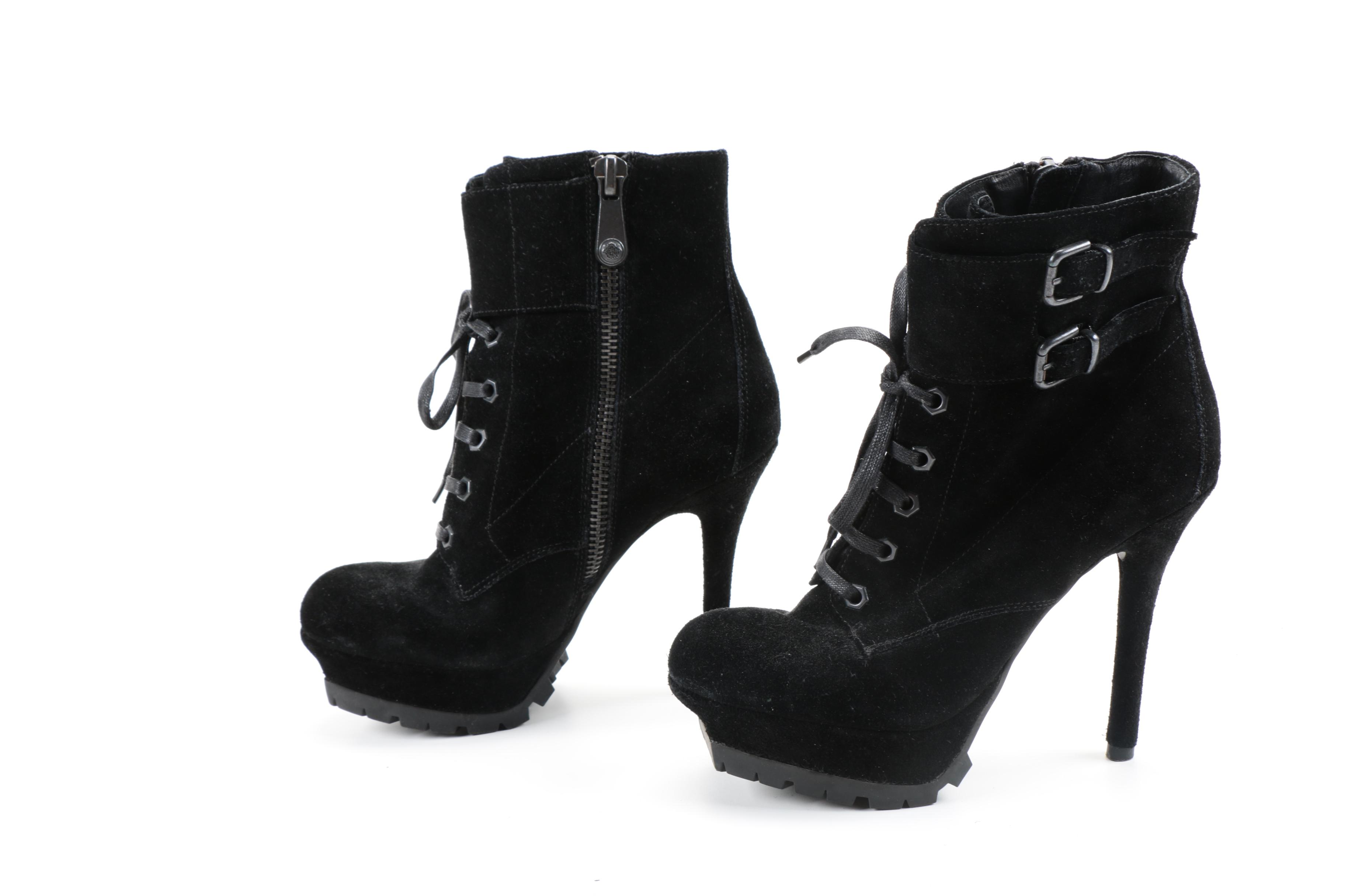 Sam Edelman Vancouver Suede Platform Booties
