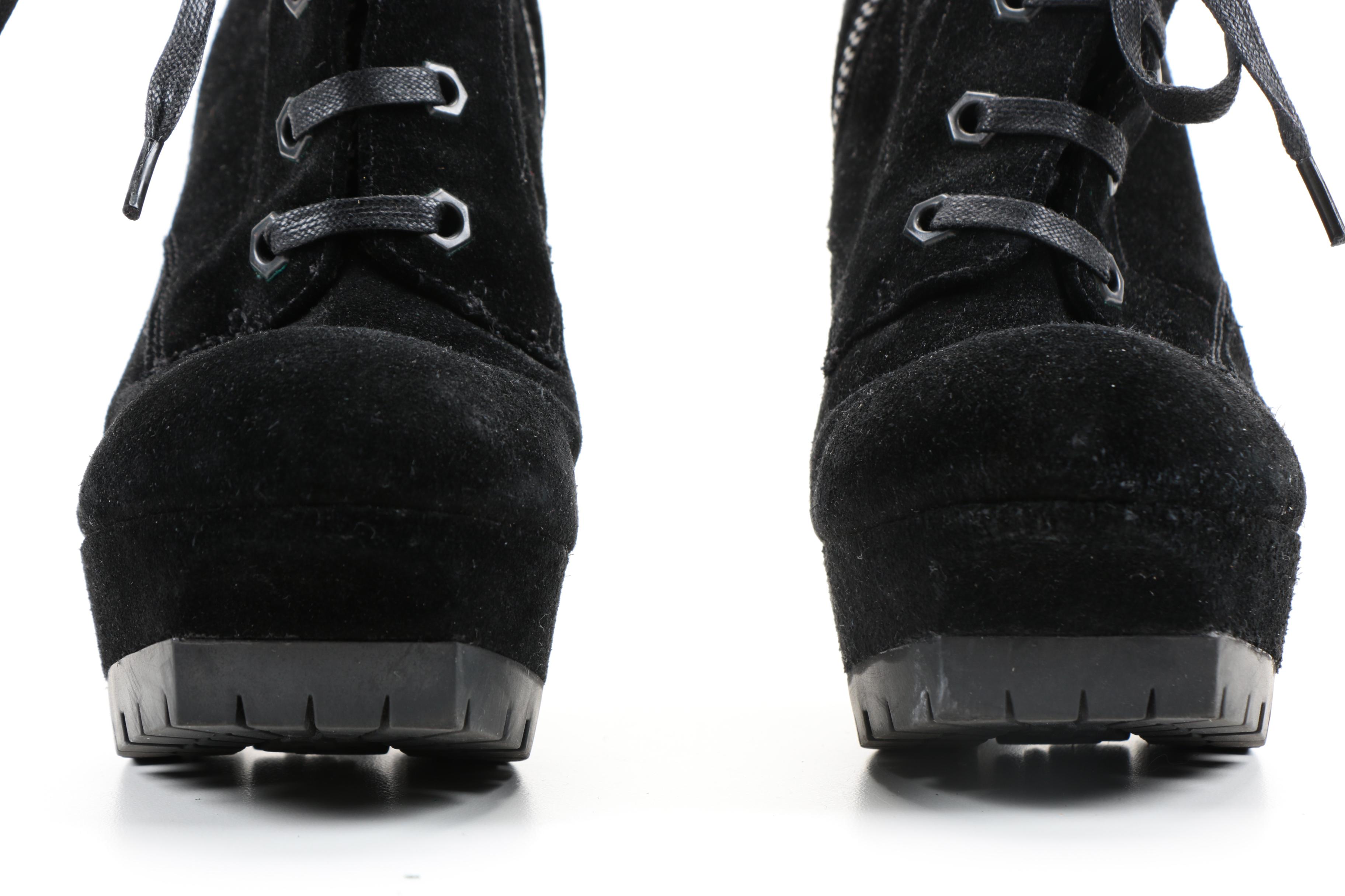 Sam Edelman Vancouver Suede Platform Booties