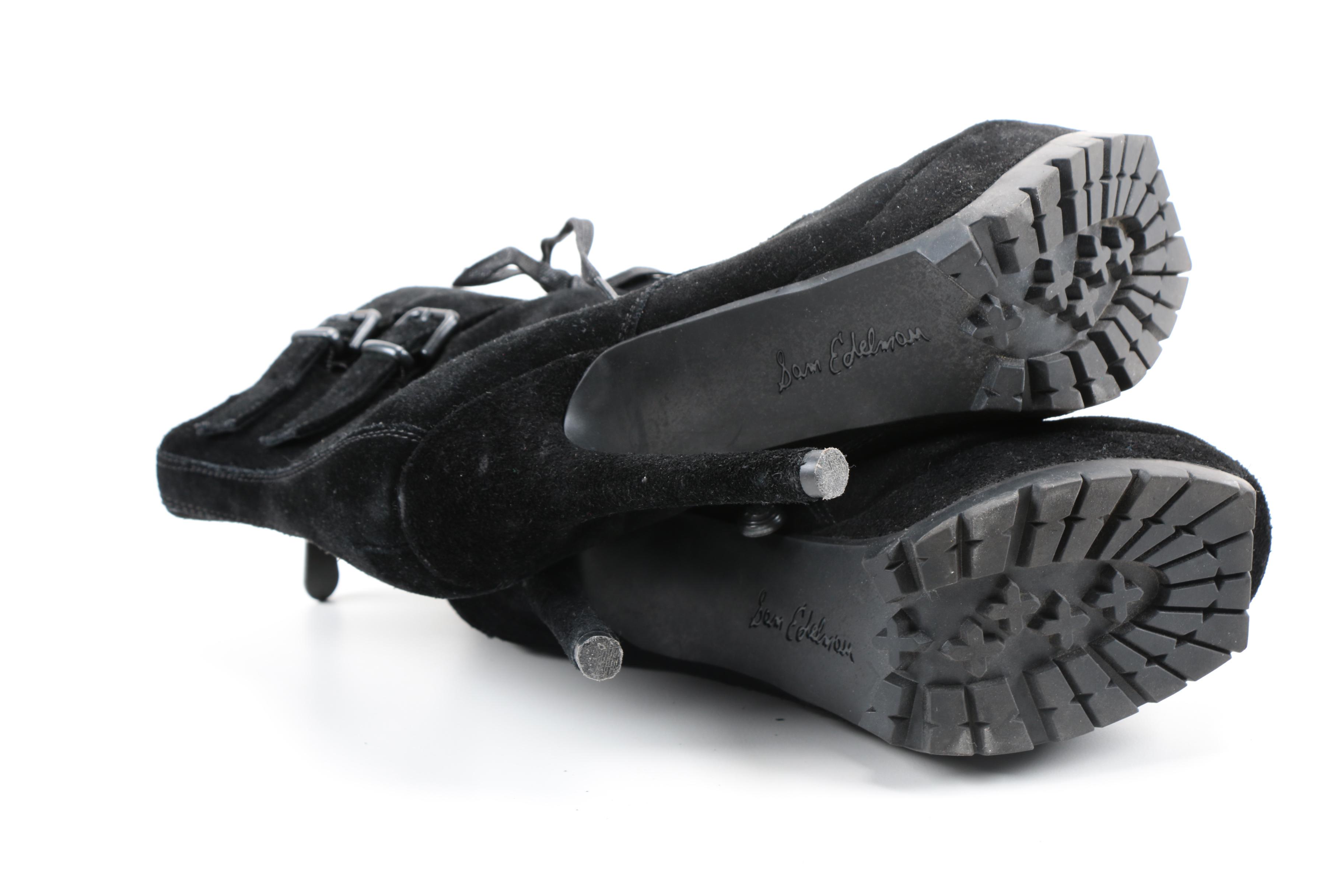 Sam Edelman Vancouver Suede Platform Booties