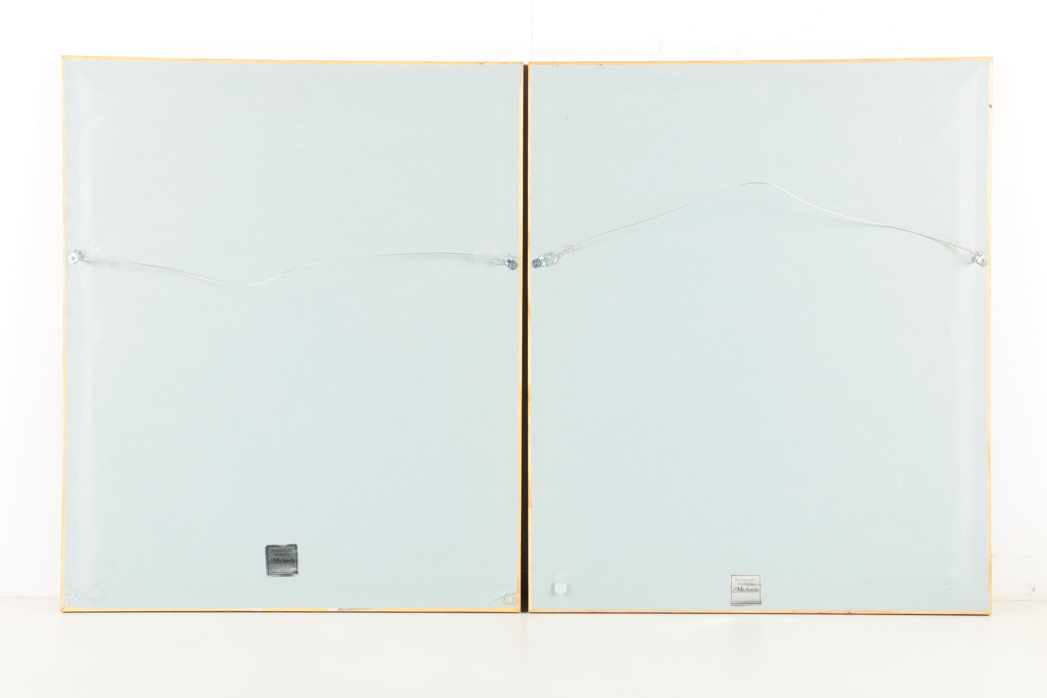 Offset Lithograph Prints After Bernie Horton's "The Putt" and "The Sand Shot"