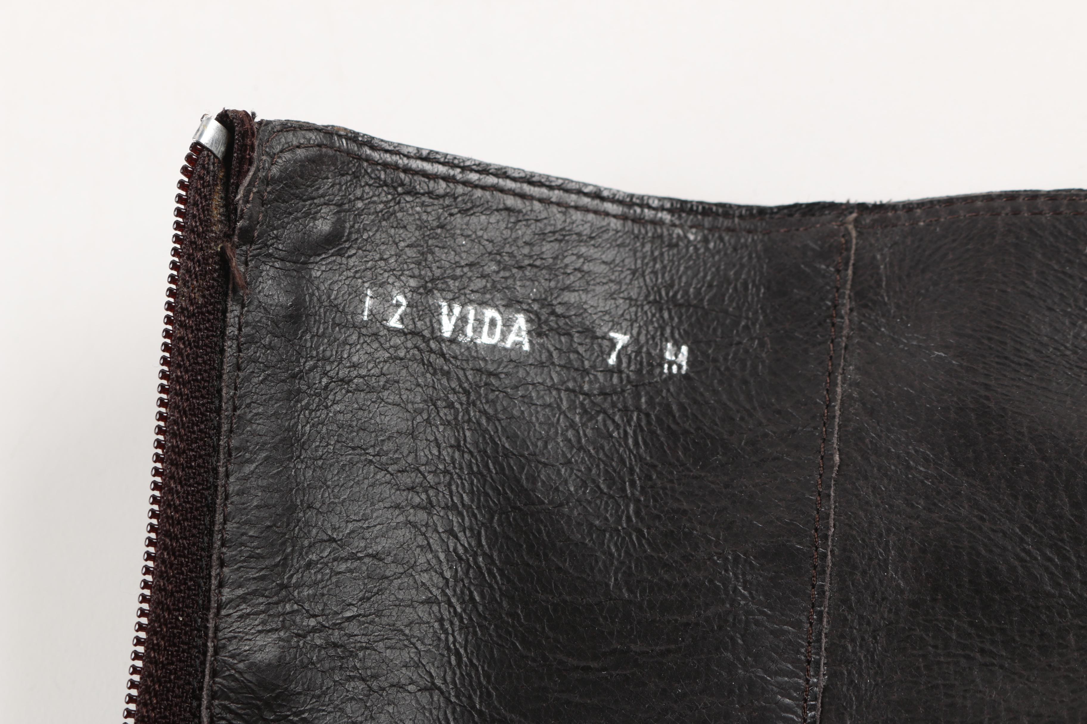 Donald J. Pliner Dark Brown Suede "Vida" Boots