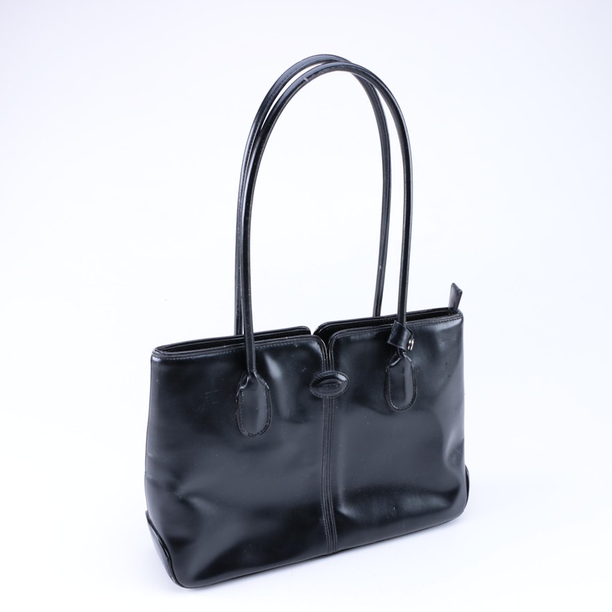 Tod's Black Leather Handbag