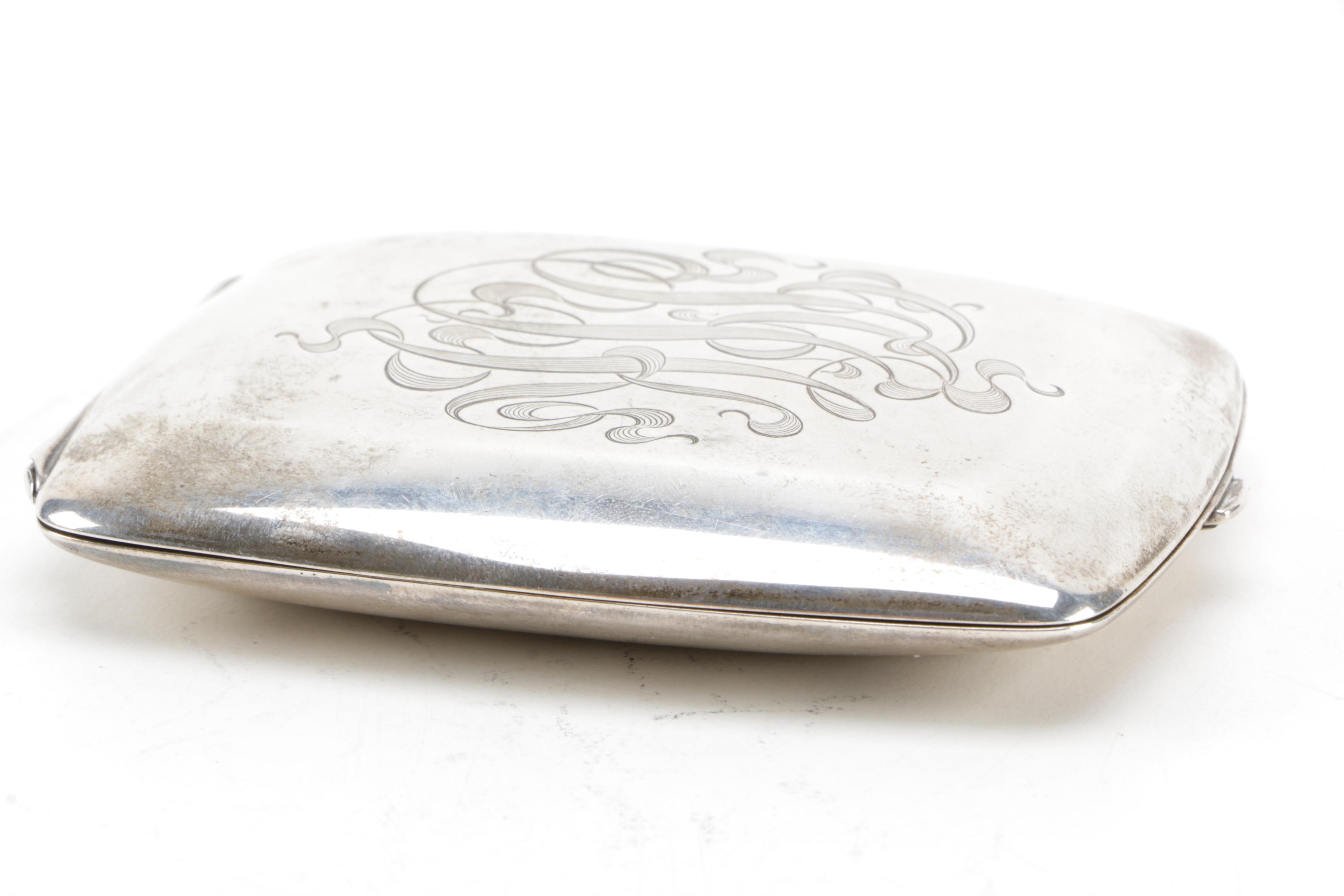 Sterling Silver 8 Day Travel Clock
