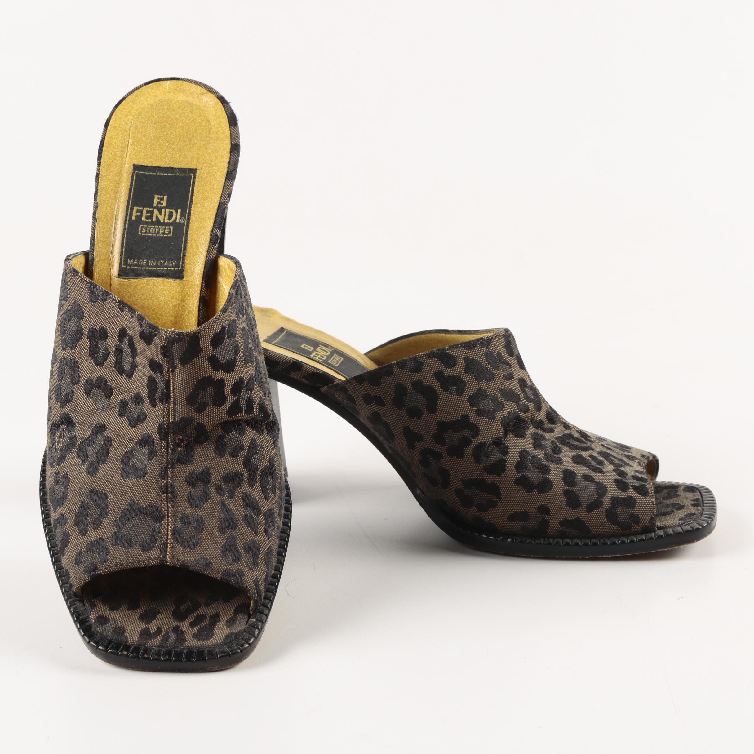 Women's Fendi Mule Sandals