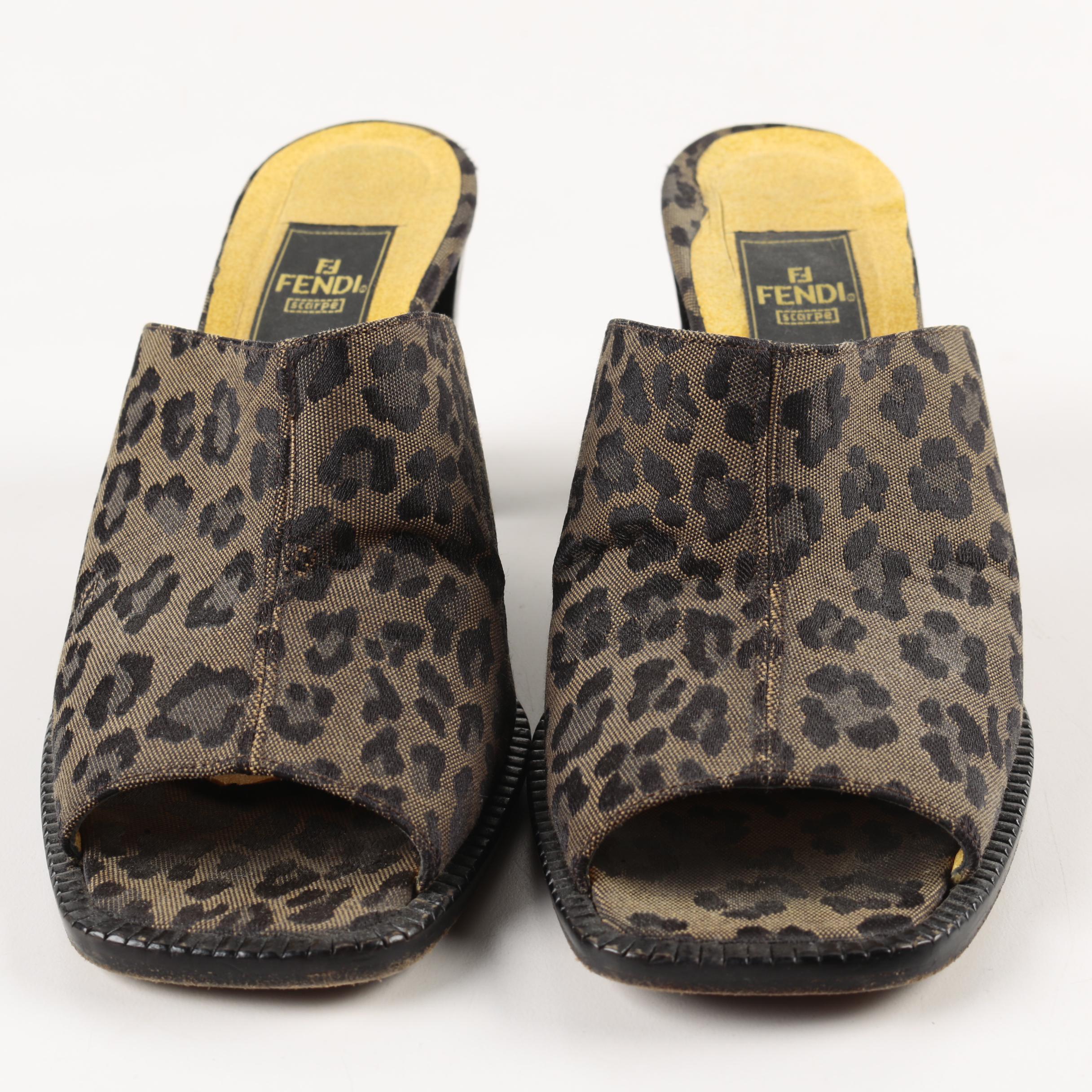 Women's Fendi Mule Sandals