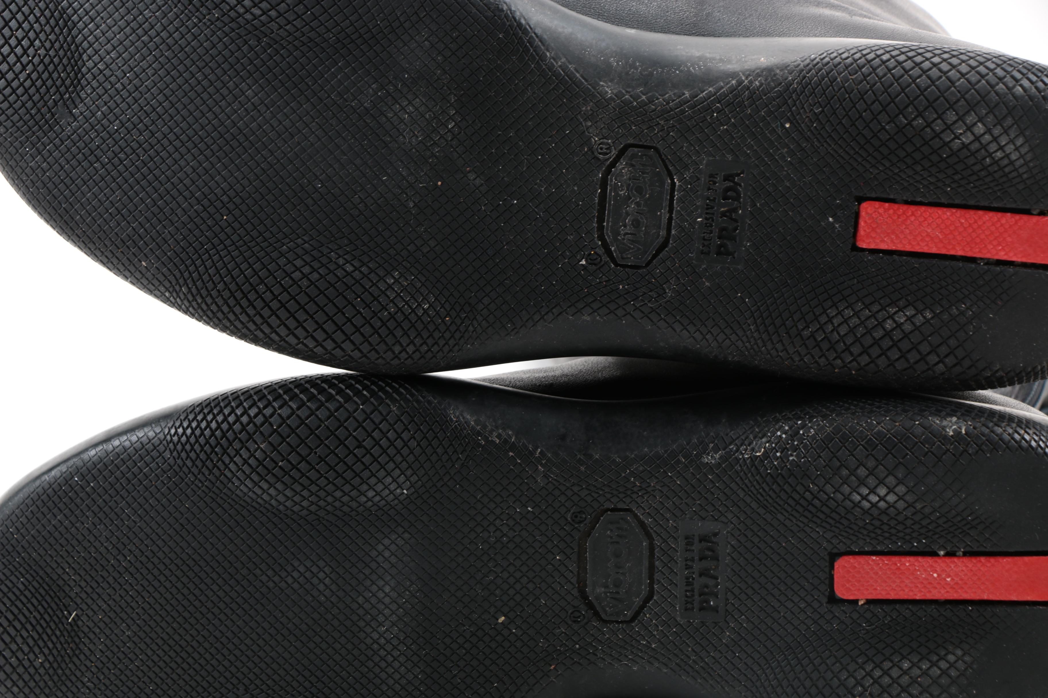 Women's Prada Black Leather Boots