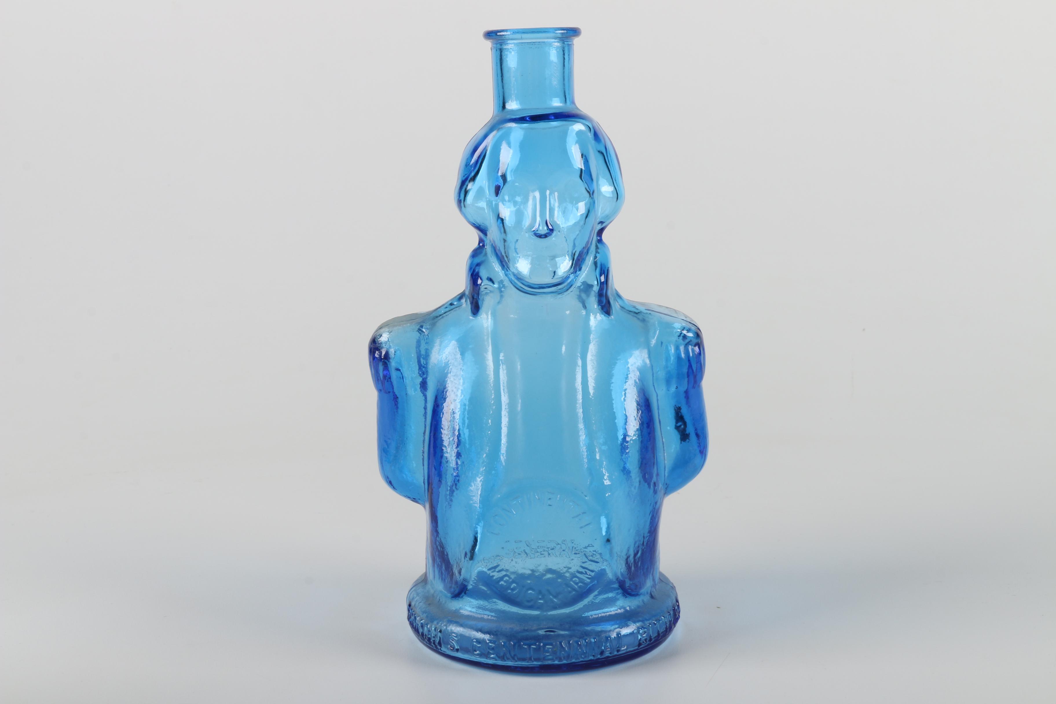 Vintage Decorative Glass Bitters Bottles