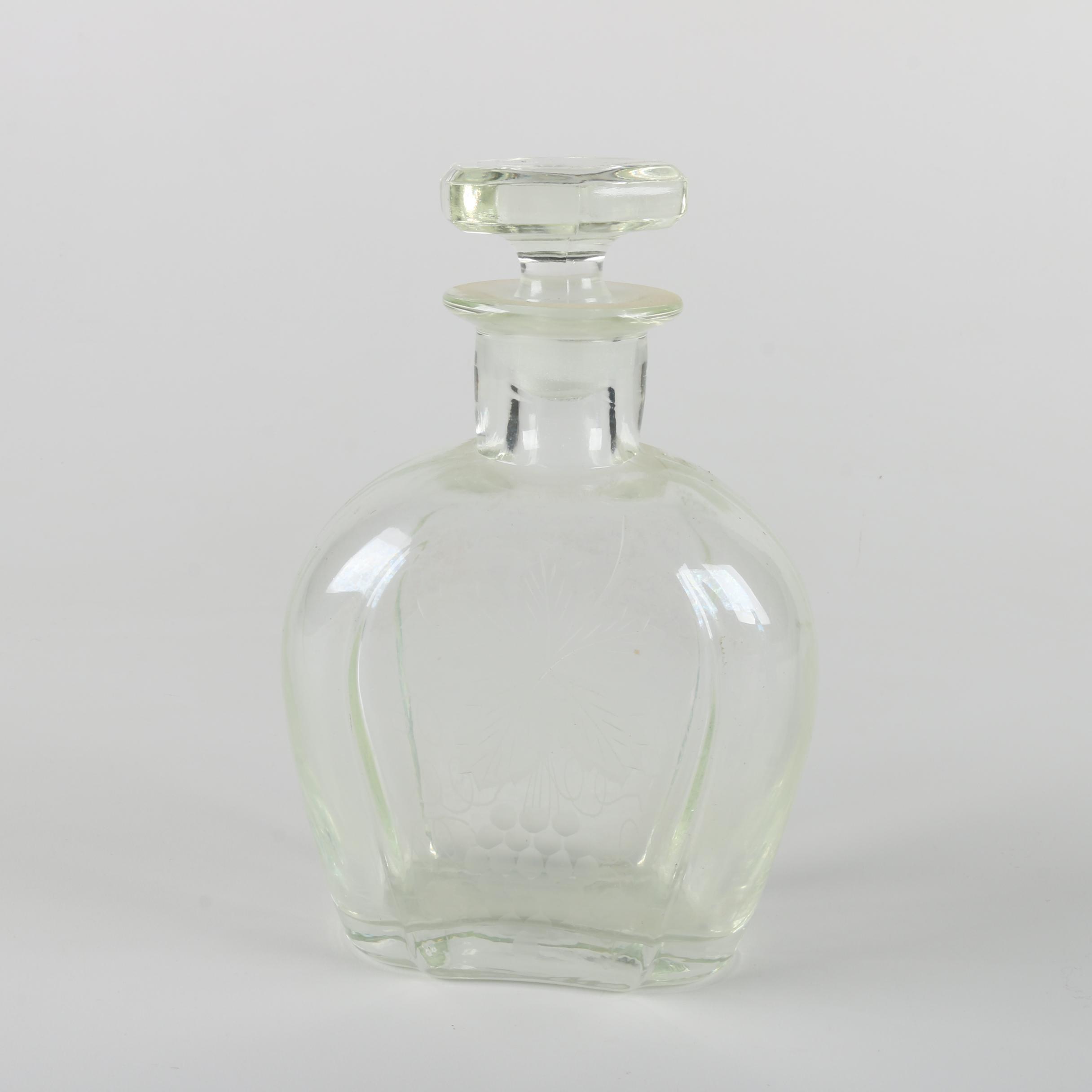 Vintage Decorative Glass Bitters Bottles