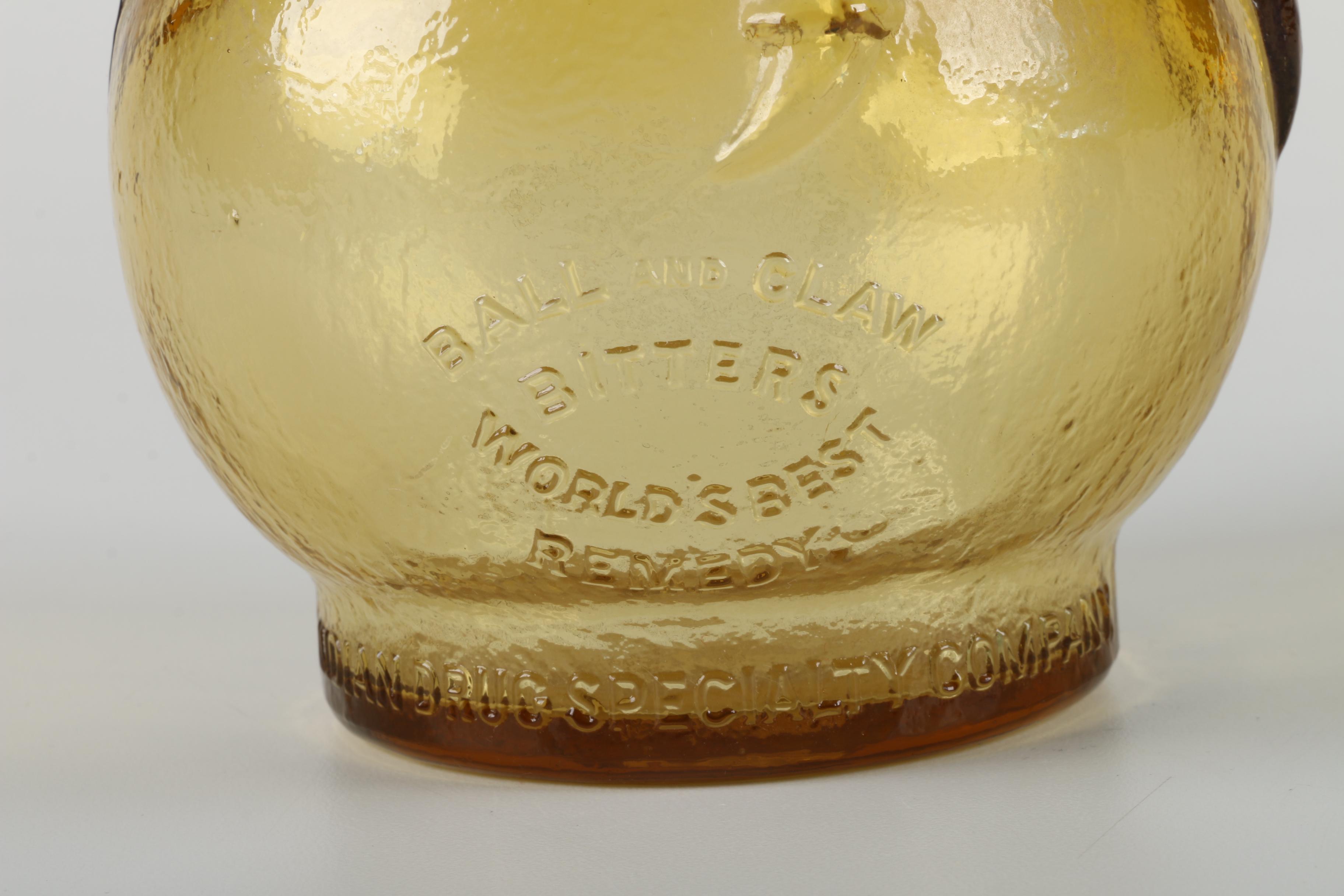 Vintage Decorative Glass Bitters Bottles