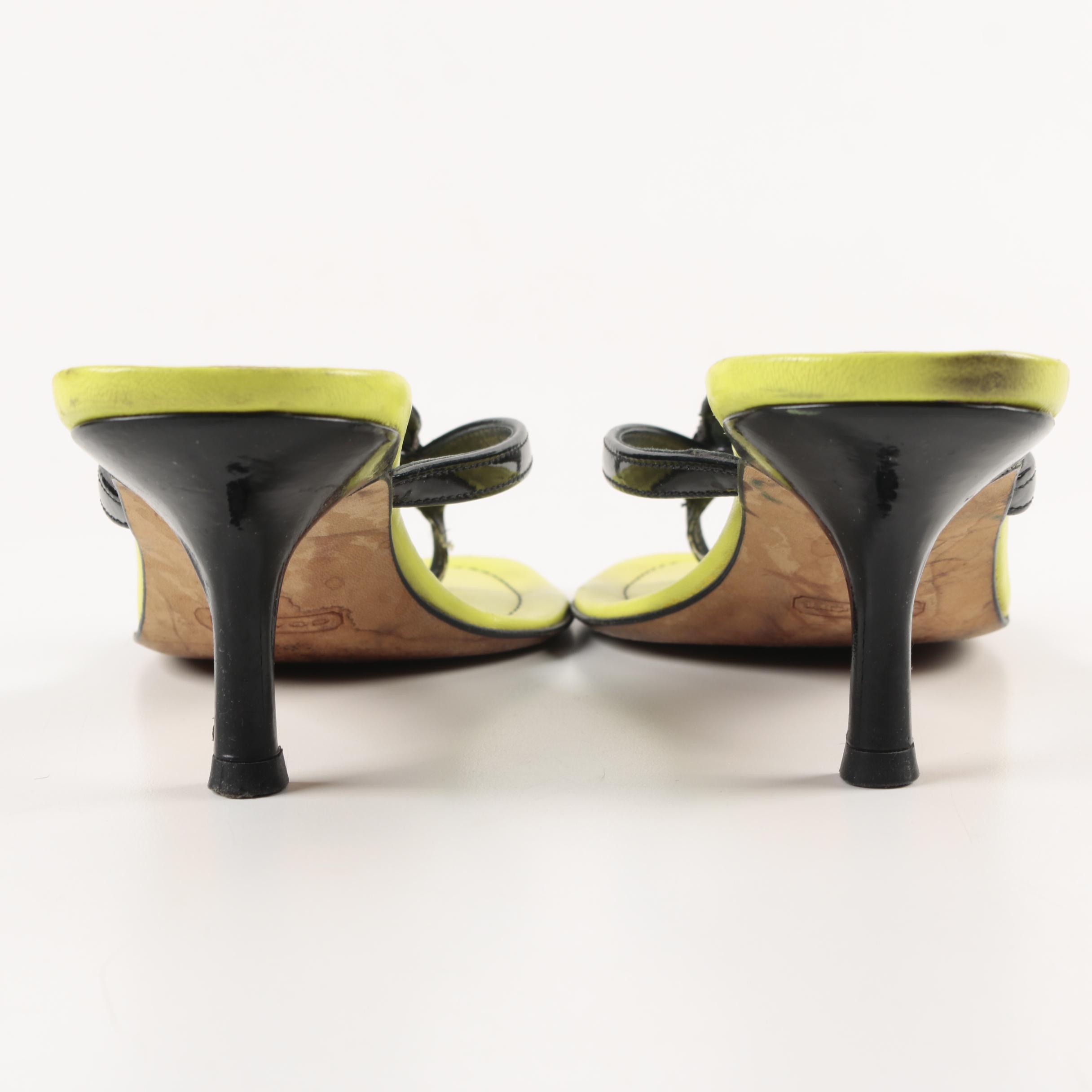 Coach Dorian Kitten Heels and Havana Wedge Sandals