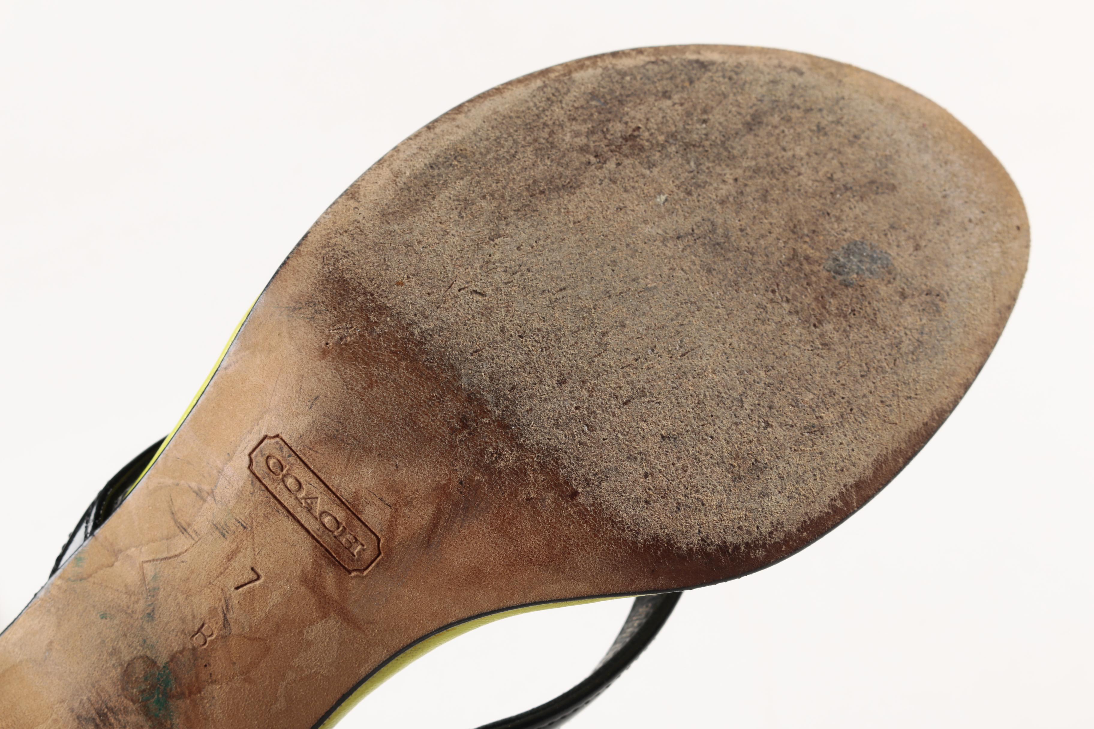 Coach Dorian Kitten Heels and Havana Wedge Sandals