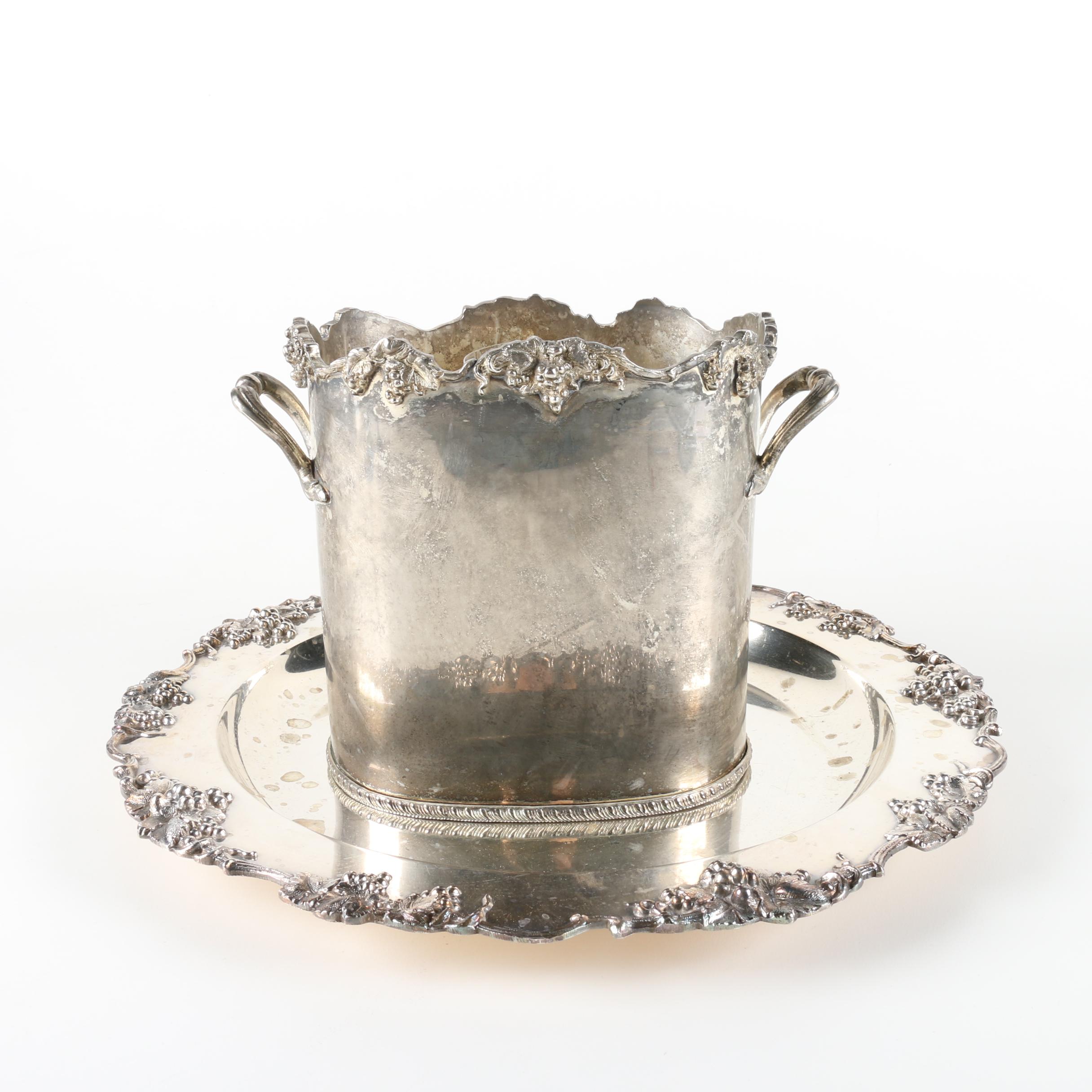 International Silver Co. Barbour Silver Plate Co. "Vintage-Chased" Pieces