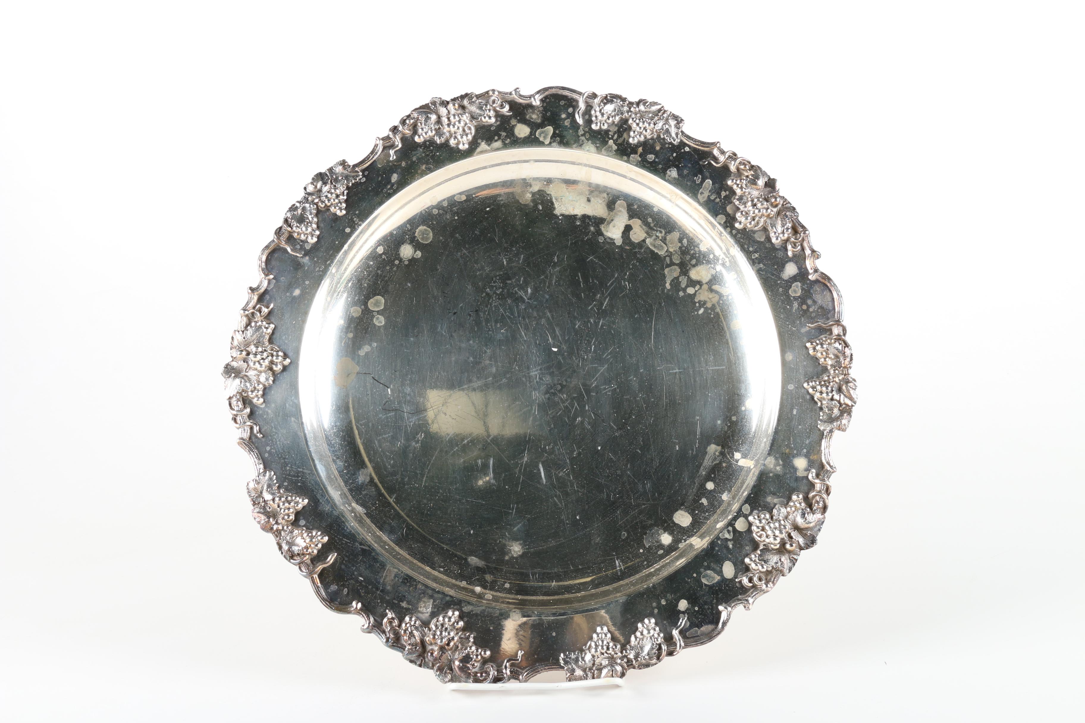 International Silver Co. Barbour Silver Plate Co. "Vintage-Chased" Pieces