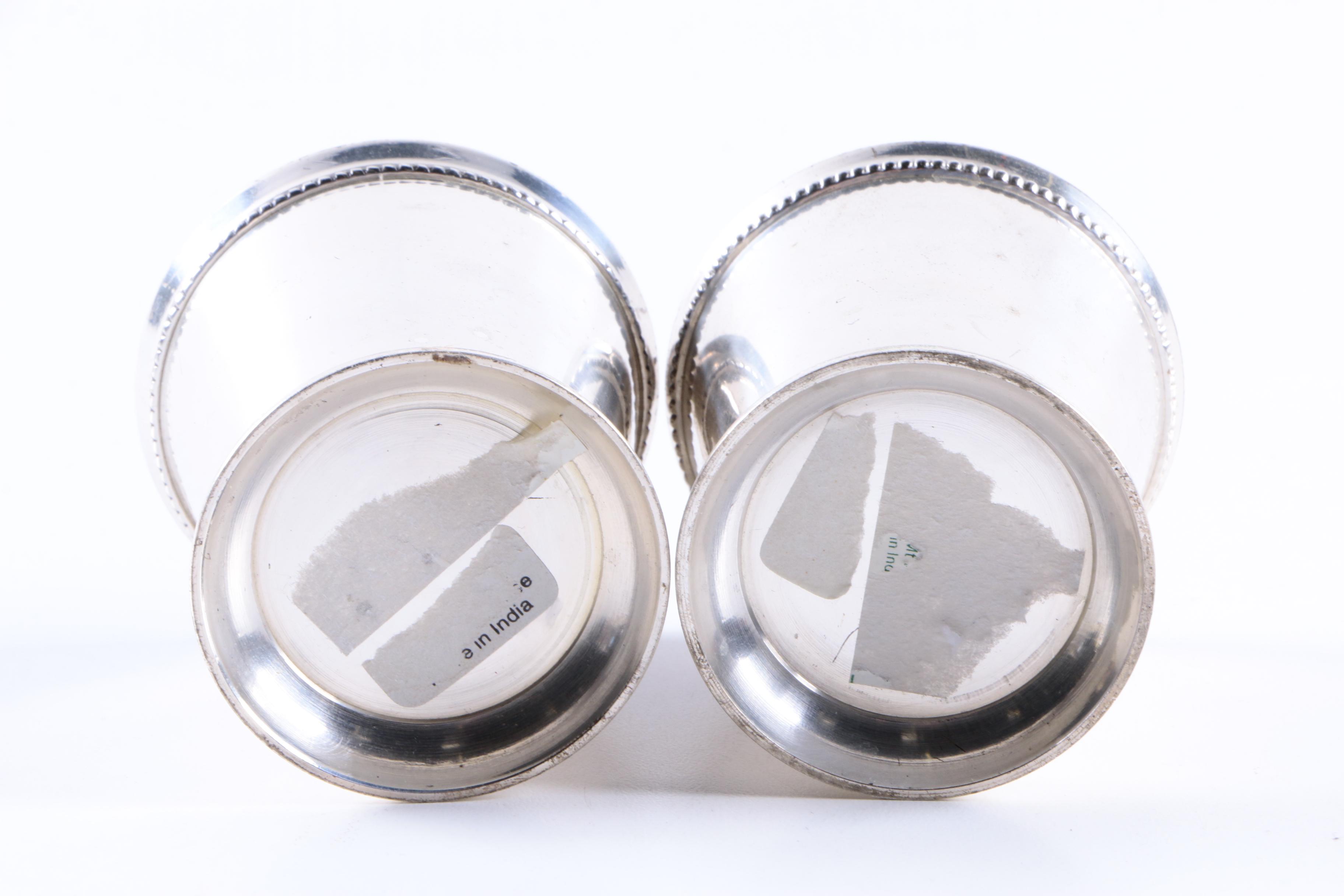 Silver Plate and Silver Tone Julep Cups Featuring International Silver Co.