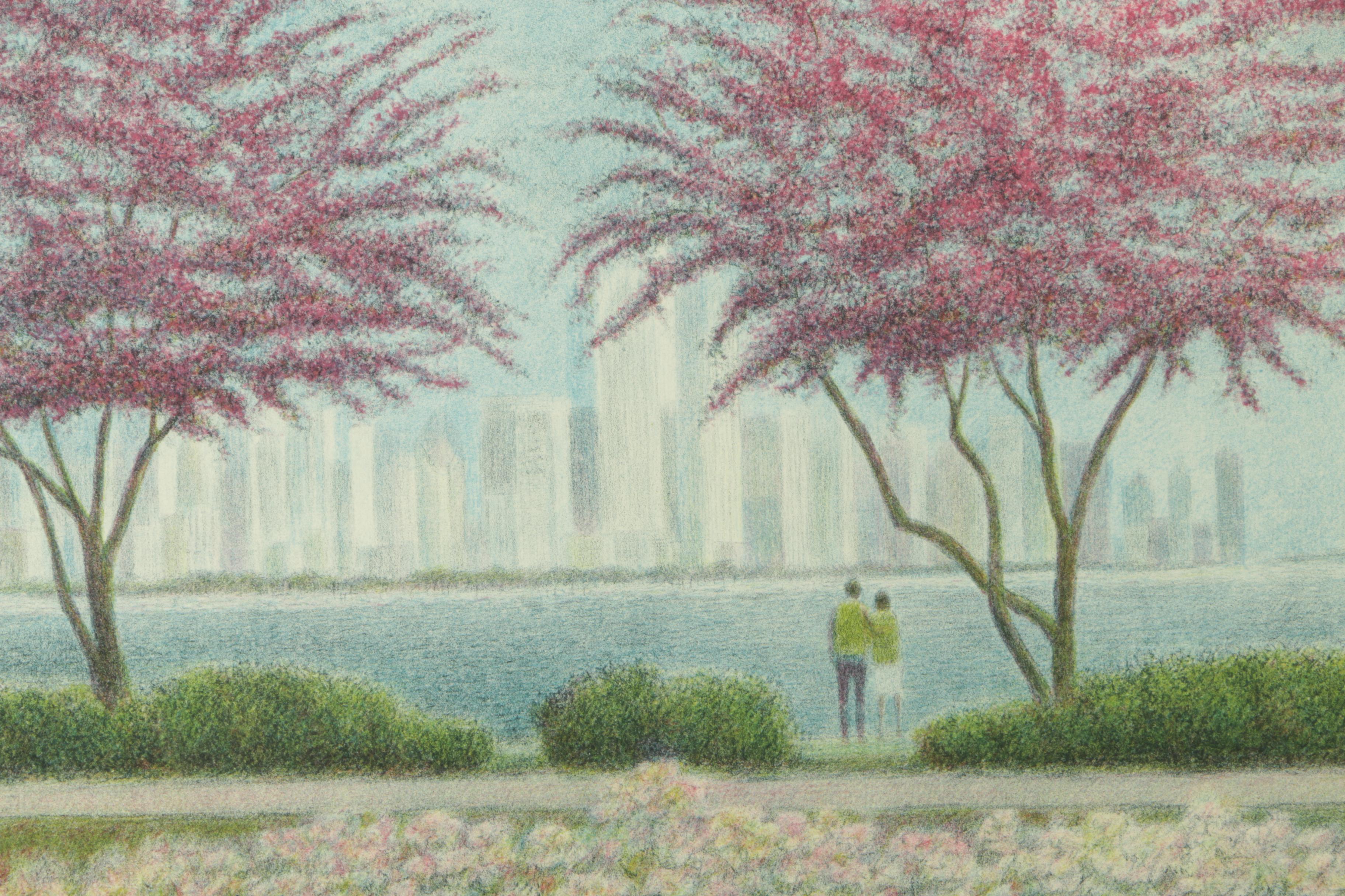 Harold Altman Drawing and Limited Edition Lithograph "Chicago II"