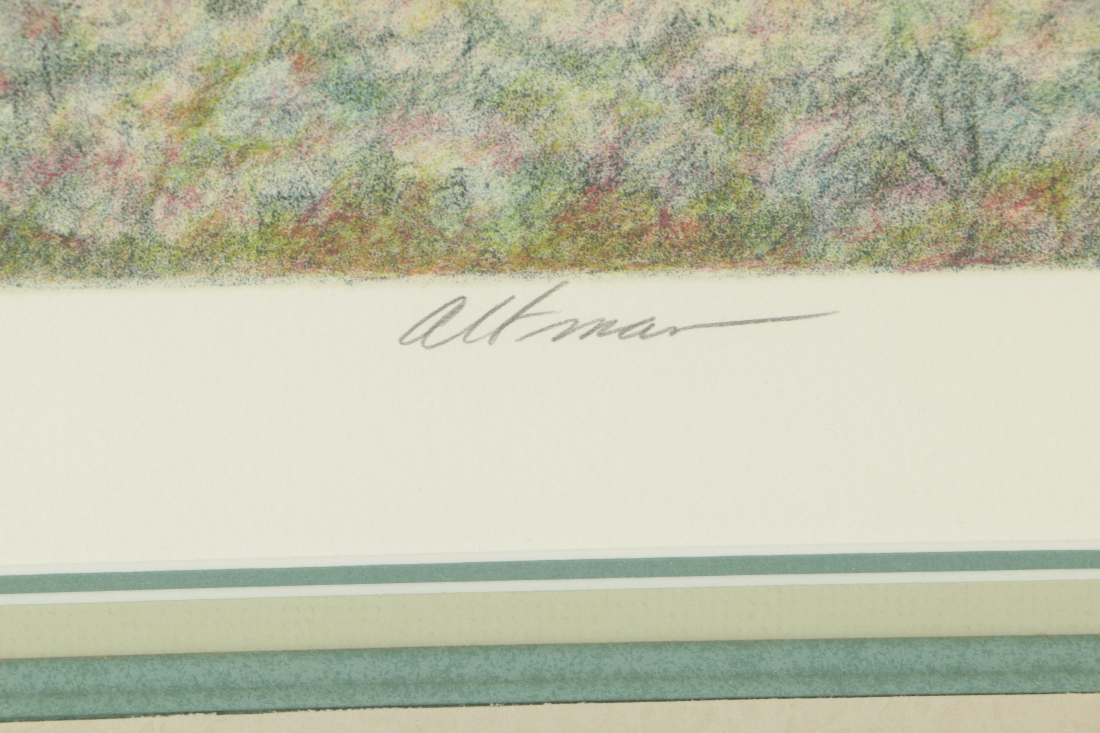 Harold Altman Drawing and Limited Edition Lithograph "Chicago II"