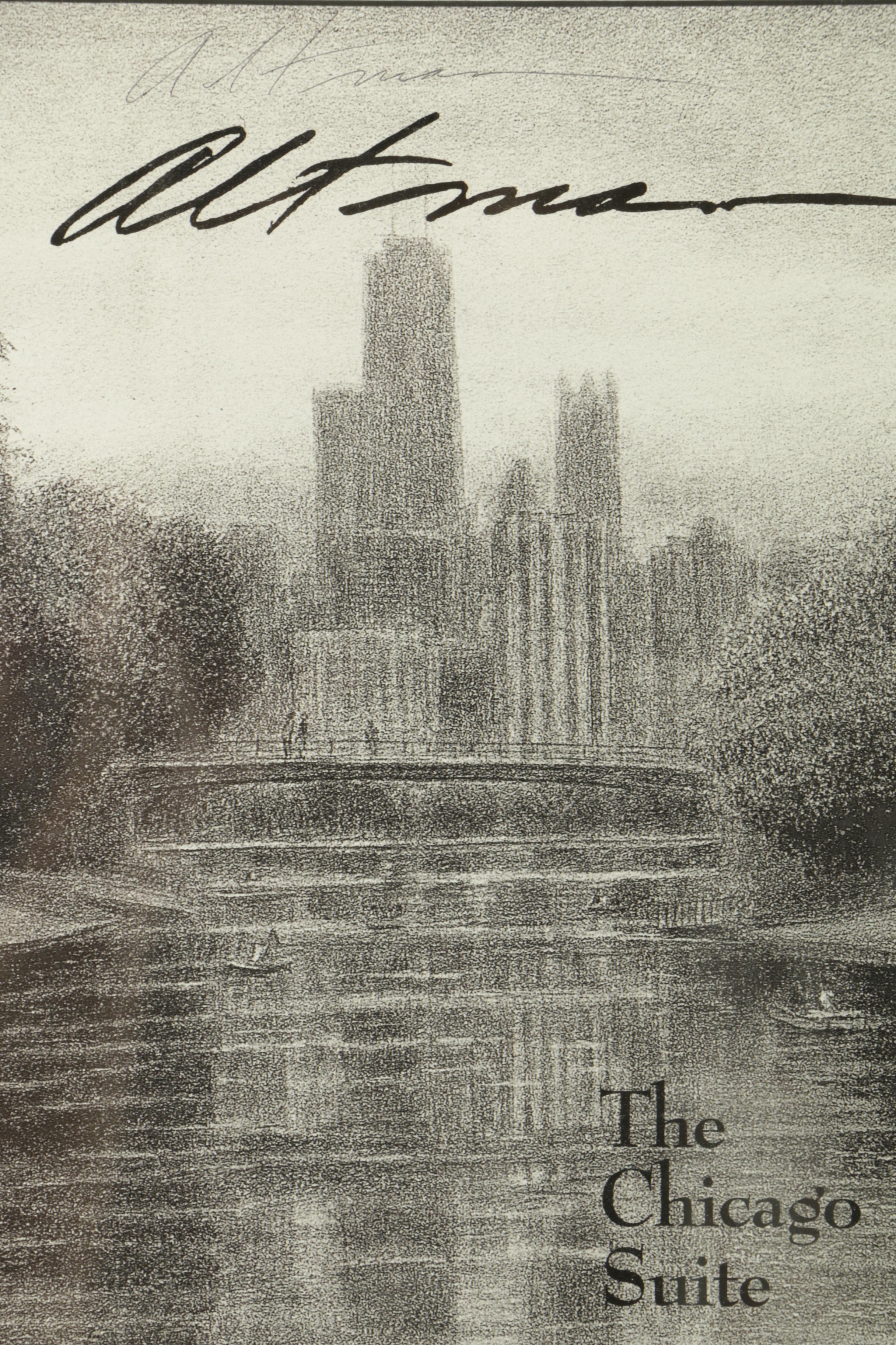 Harold Altman Drawing and Limited Edition Lithograph "Chicago II"