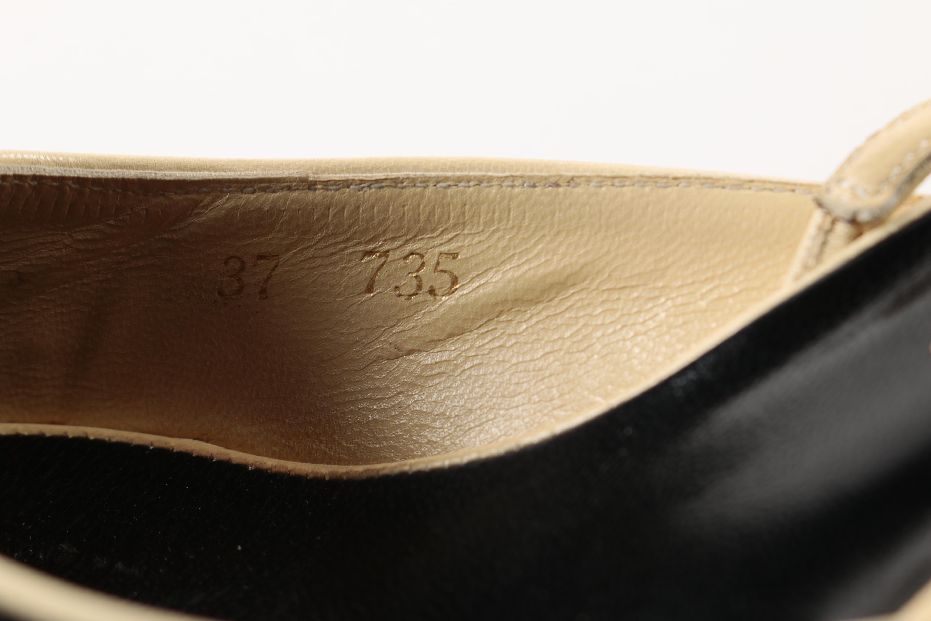 Women's Chanel Sling Back Kitten Heels