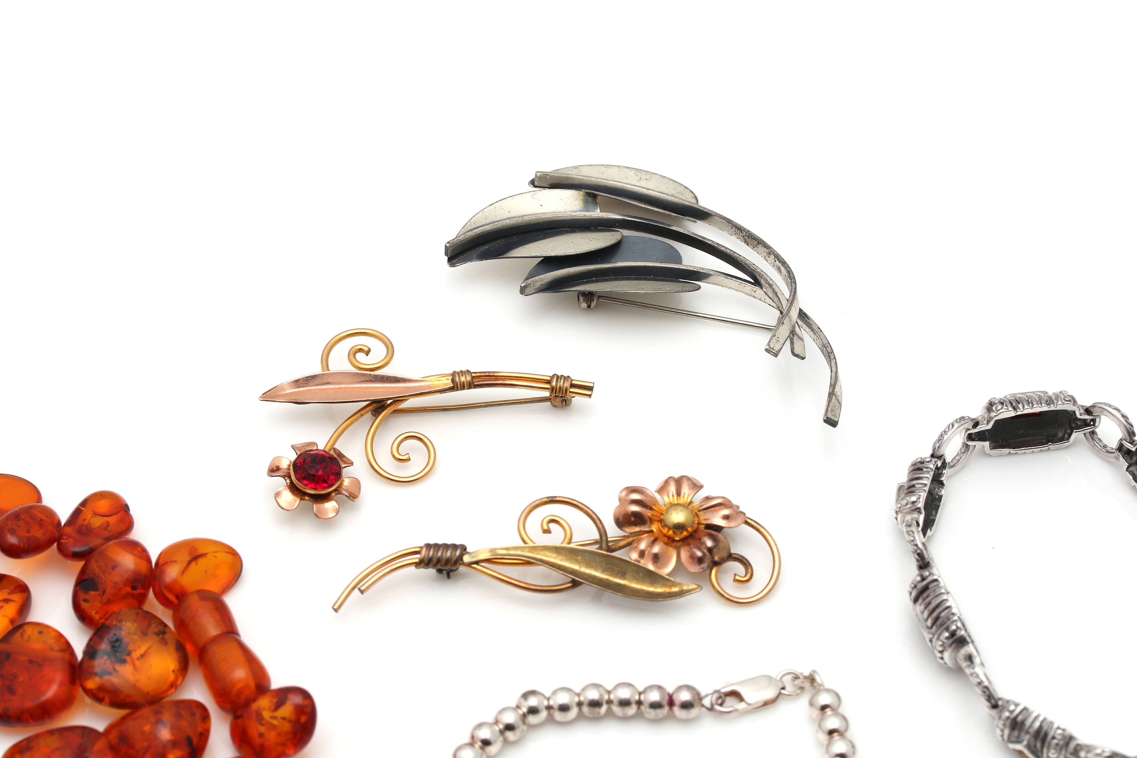 Assorted Sterling Silver and Signed Costume Jewelry